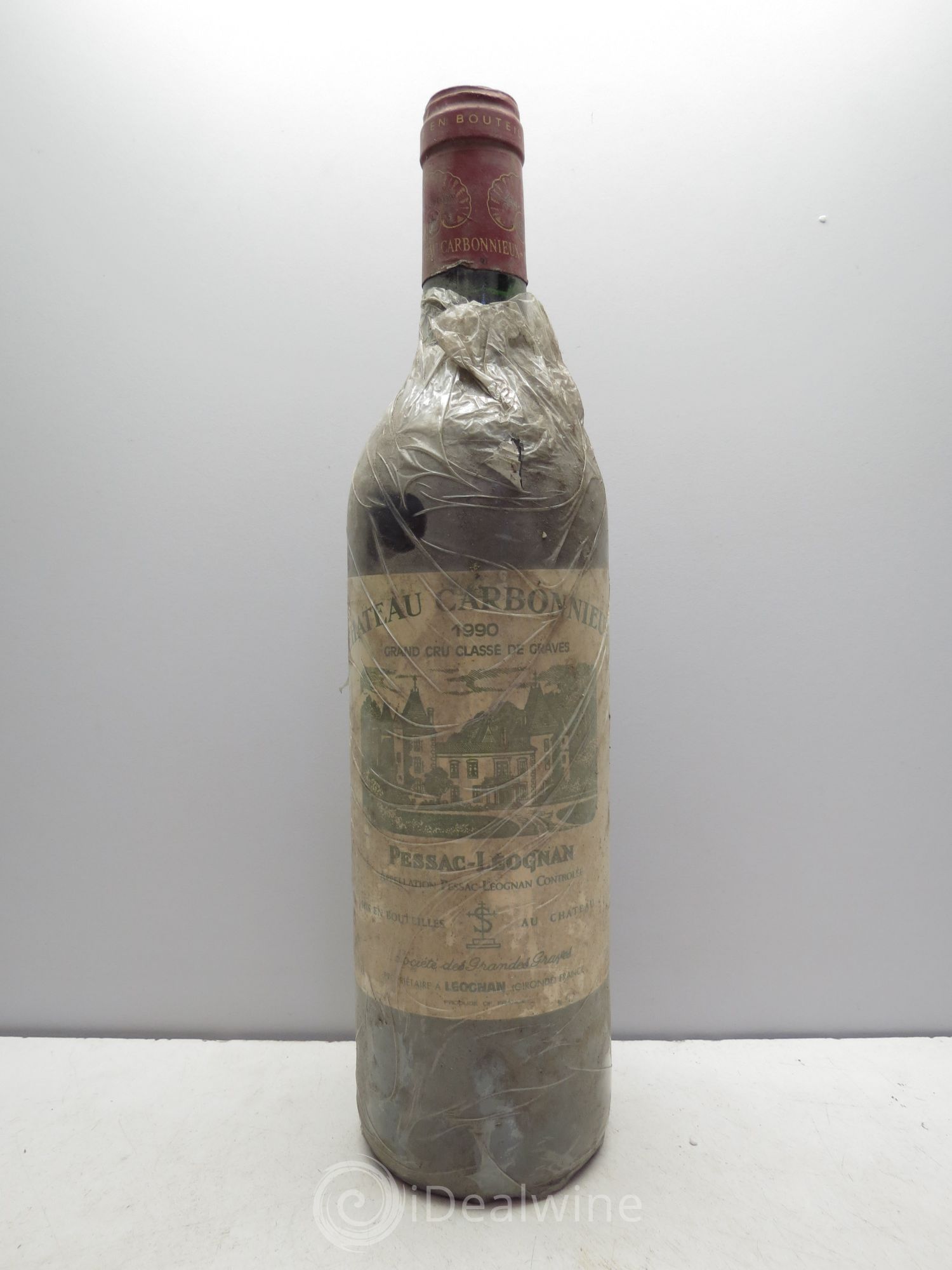 Château Carbonnieux Cru Classé de Graves 1990 - Lot de 1 bouteille - 0