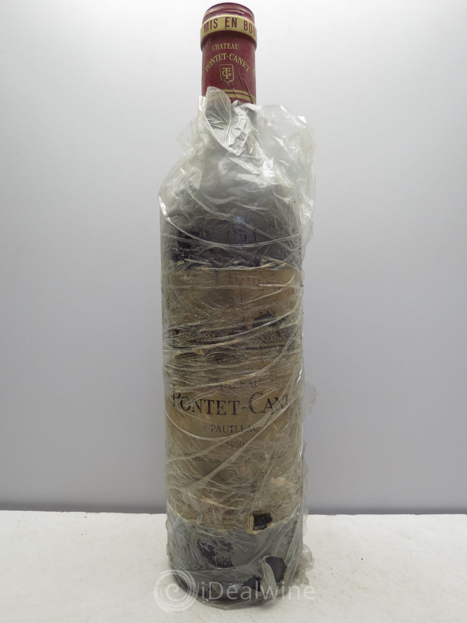 Château Pontet Canet 5ème Grand Cru Classé 1990 - Lot de 1 bouteille - 0