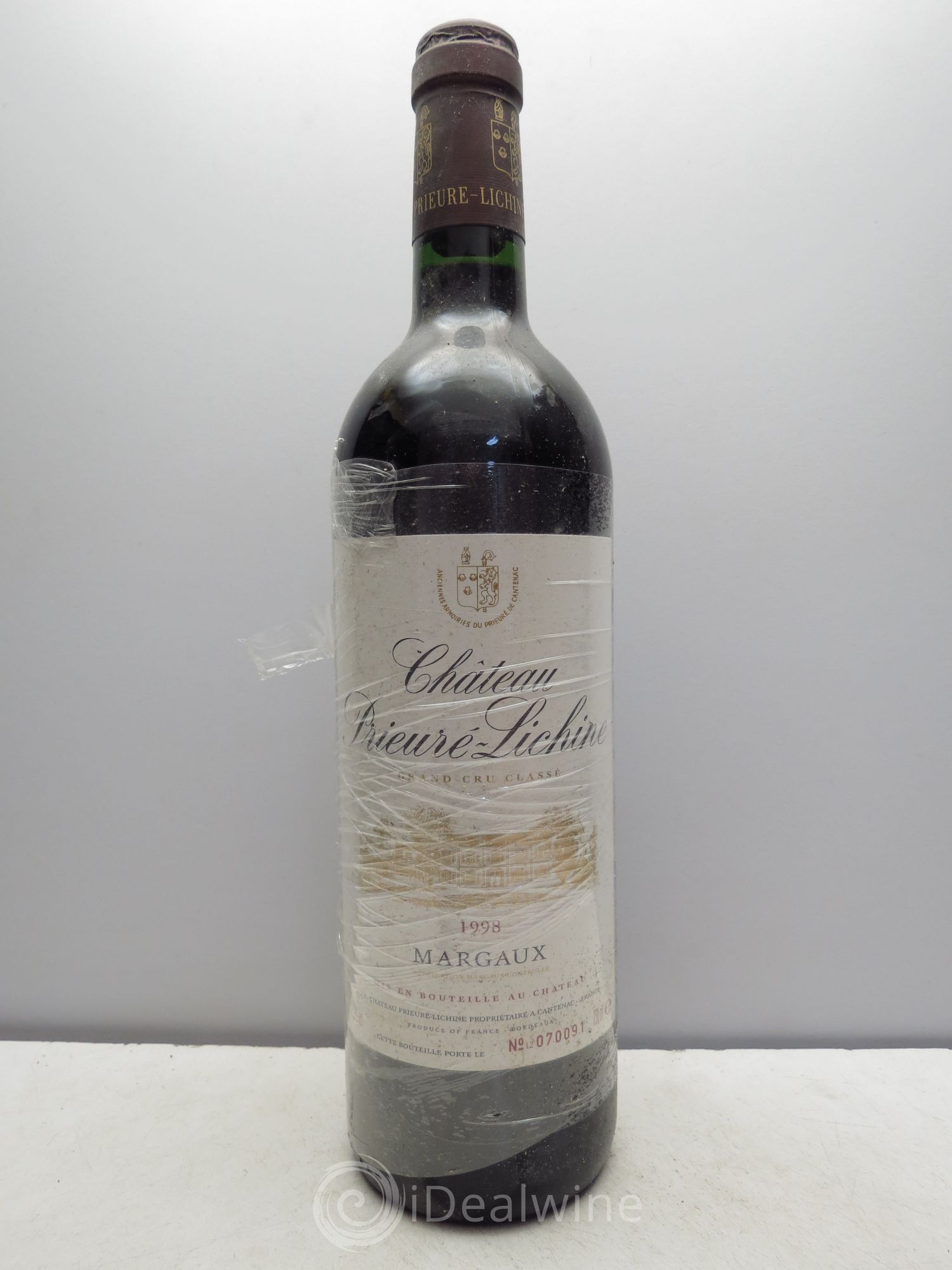 Château Prieuré Lichine 4ème Grand Cru Classé 1998 - Lot de 1 bouteille - 0