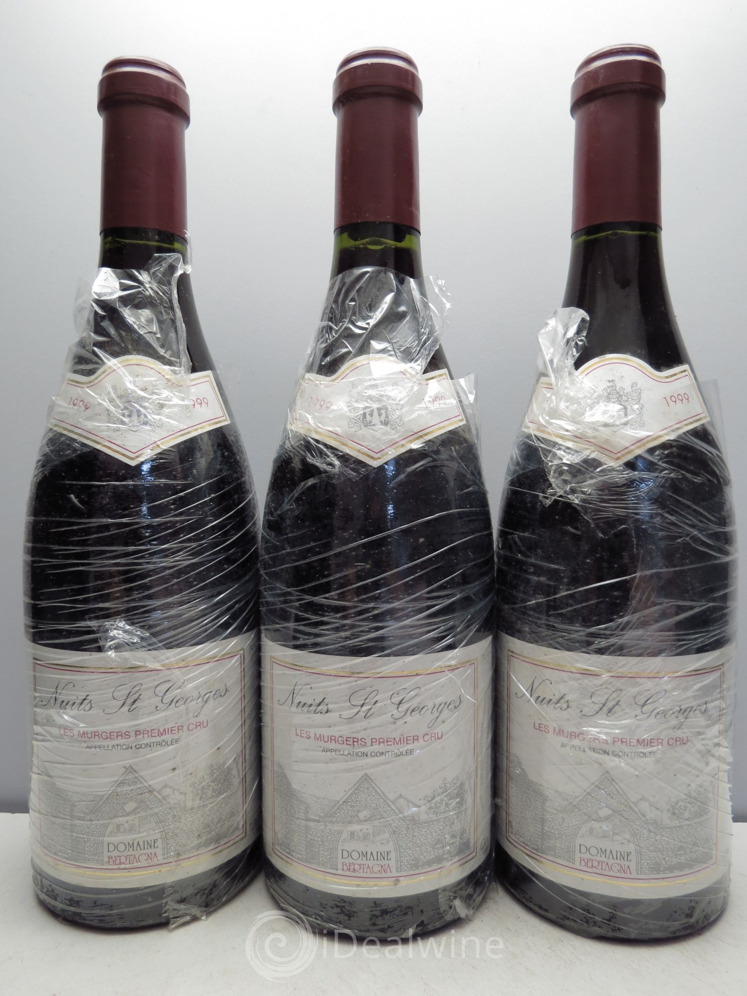 Nuits-Saint-Georges 1er Cru Domaine Bertagna 1999 - Lot de 3 bouteilles - 0