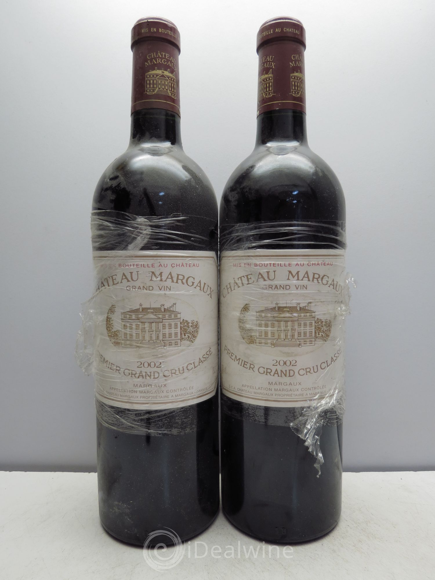 Château Margaux 1er Grand Cru Classé 2002 - Lot de 2 bouteilles - 0
