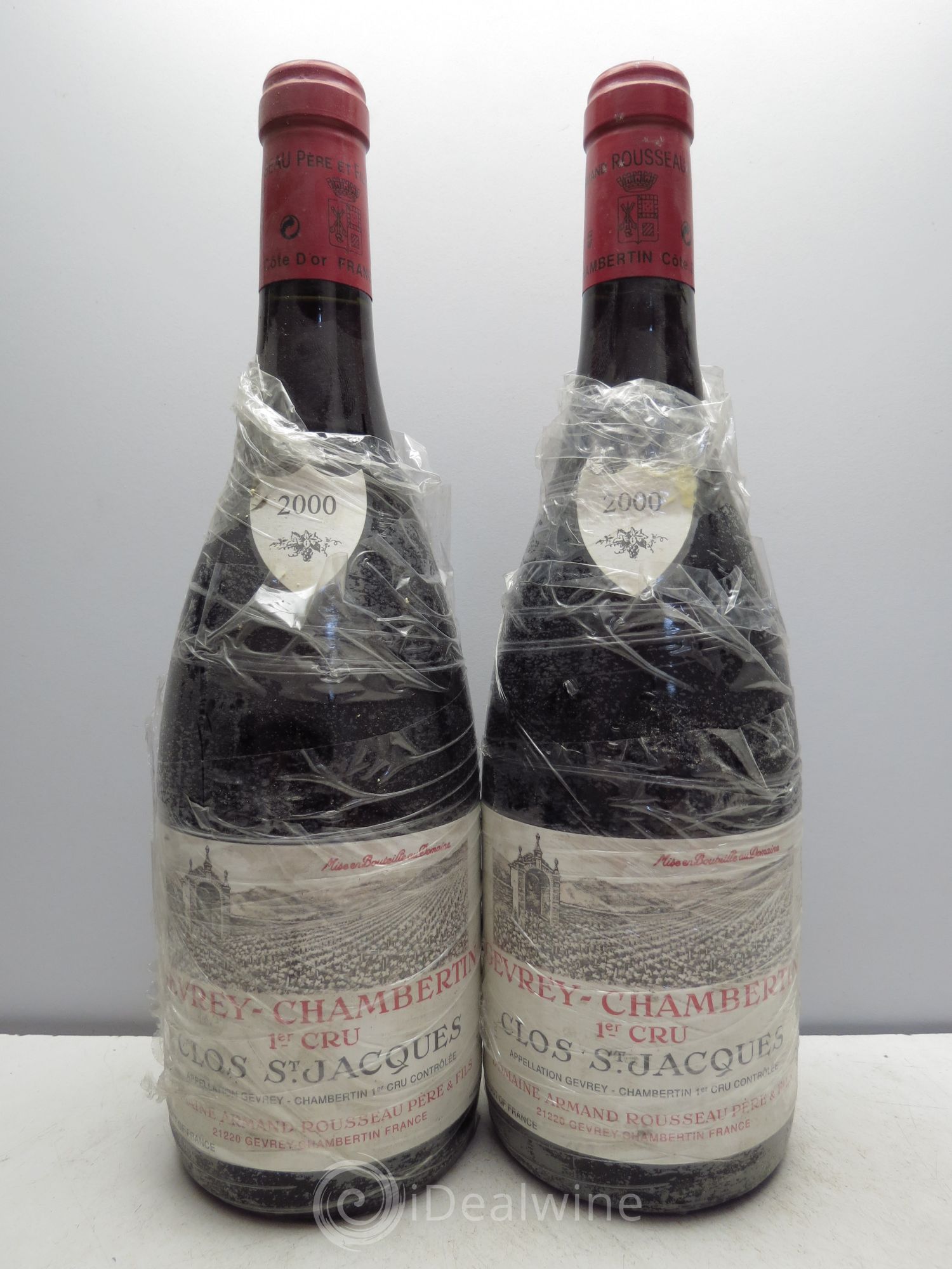 Gevrey-Chambertin 1er Cru Clos Saint-Jacques Armand Rousseau (Domaine) 2000 - Lot de 2 bouteilles - 0