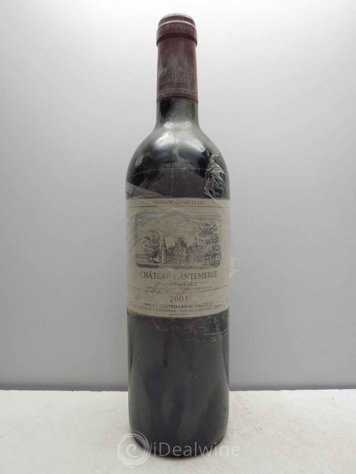 Château Cantemerle 5ème Grand Cru Classé 2001 - Lot de 1 bouteille - 0