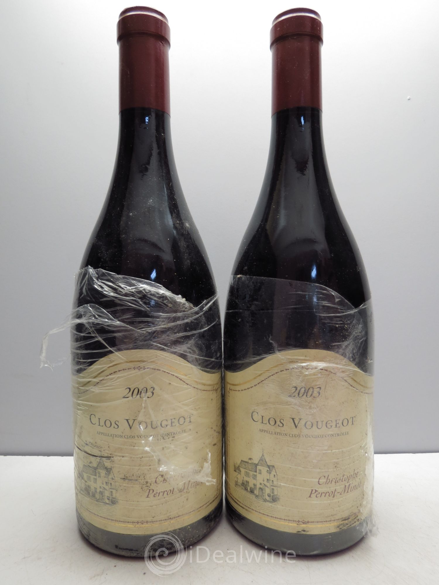 Clos de Vougeot Grand Cru Domaine Perrot-Minot 2003 - Lot de 2 bouteilles - 0