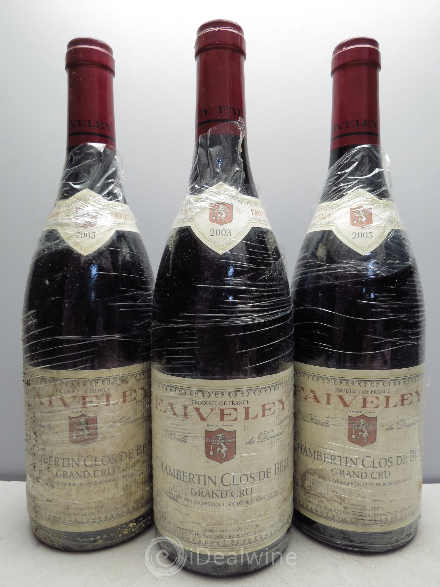 Chambertin Clos de Bèze Grand Cru Faiveley 2003 - Lot de 3 bouteilles - 0
