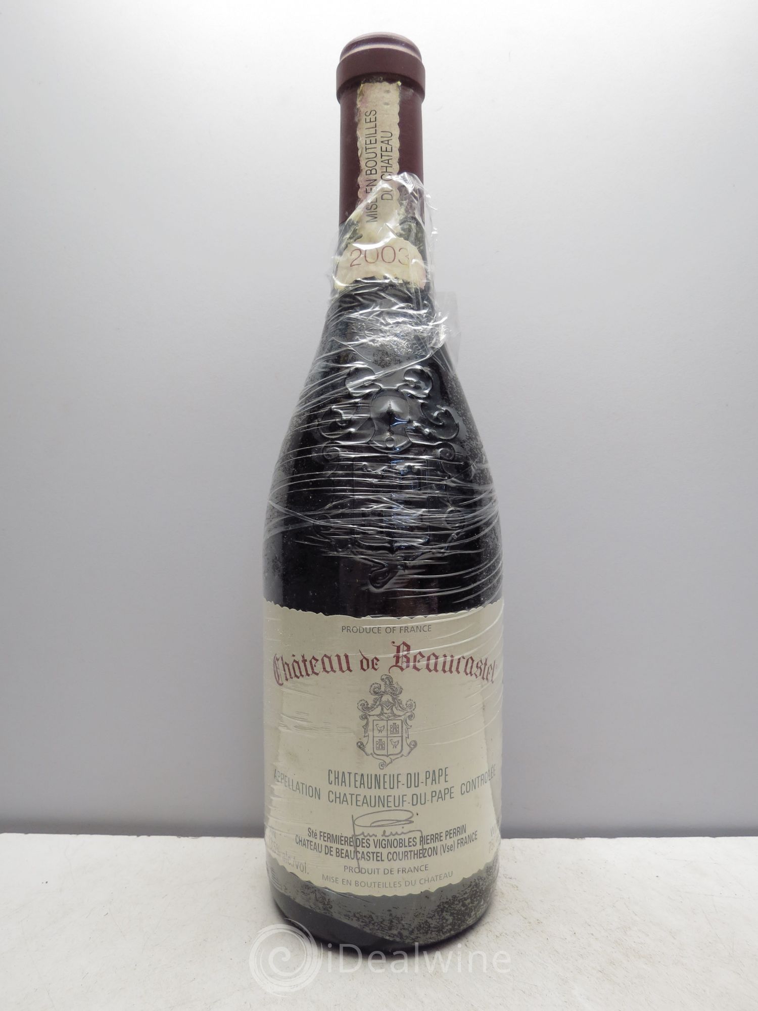 Châteauneuf-du-Pape Château de Beaucastel Famille Perrin 2003 - Lot de 6 bouteilles - 0