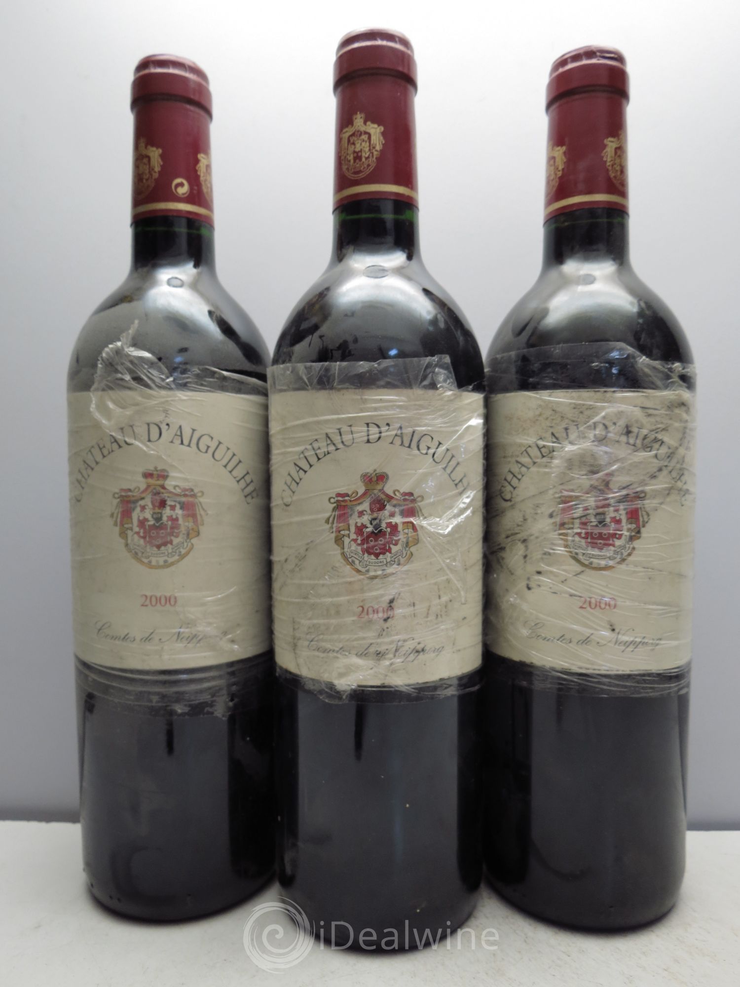 Château d' Aiguilhe 2000 - Lot de 3 bouteilles - 0