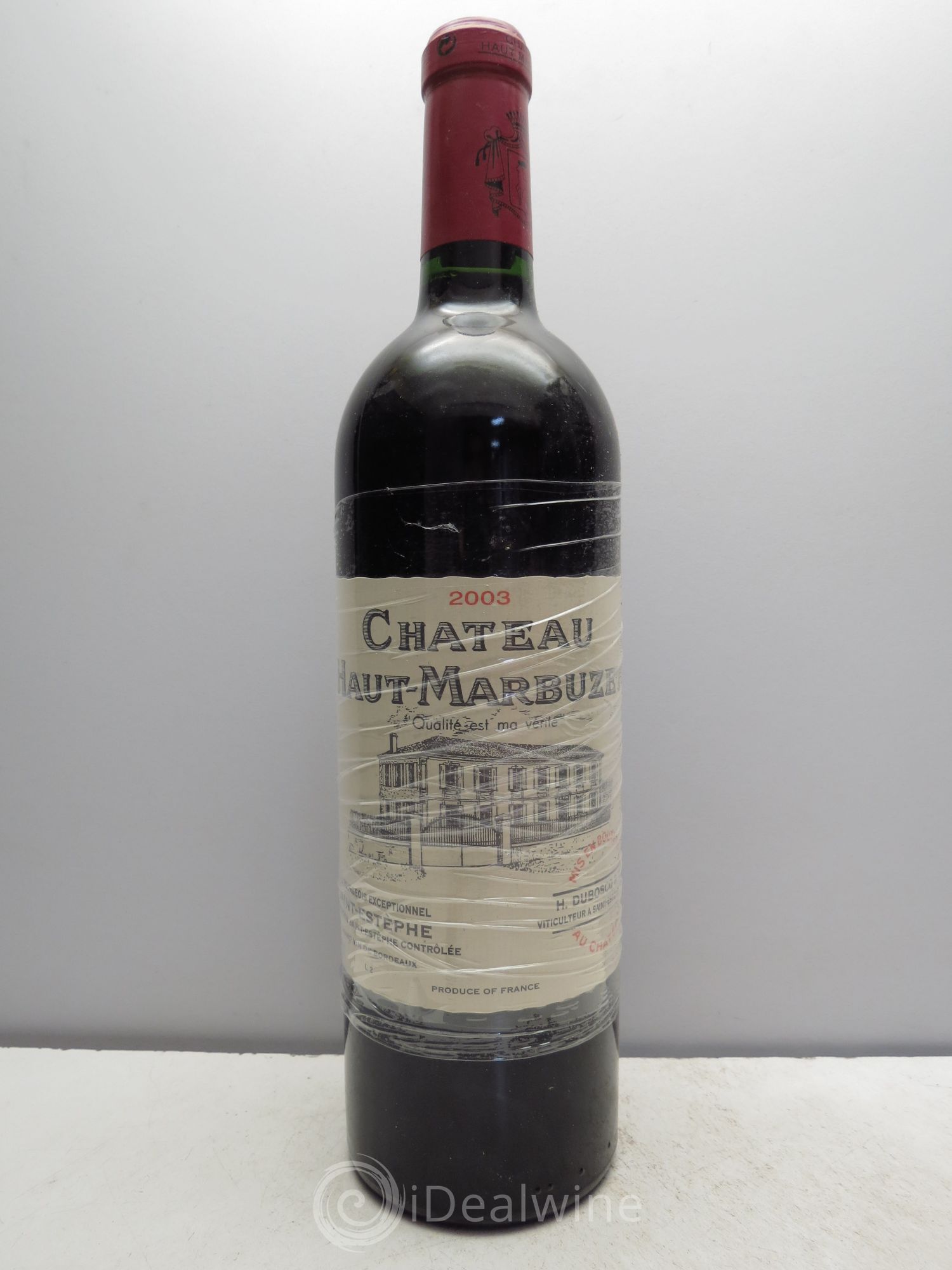 Château Haut Marbuzet 2003 - Lot de 6 bouteilles - 0