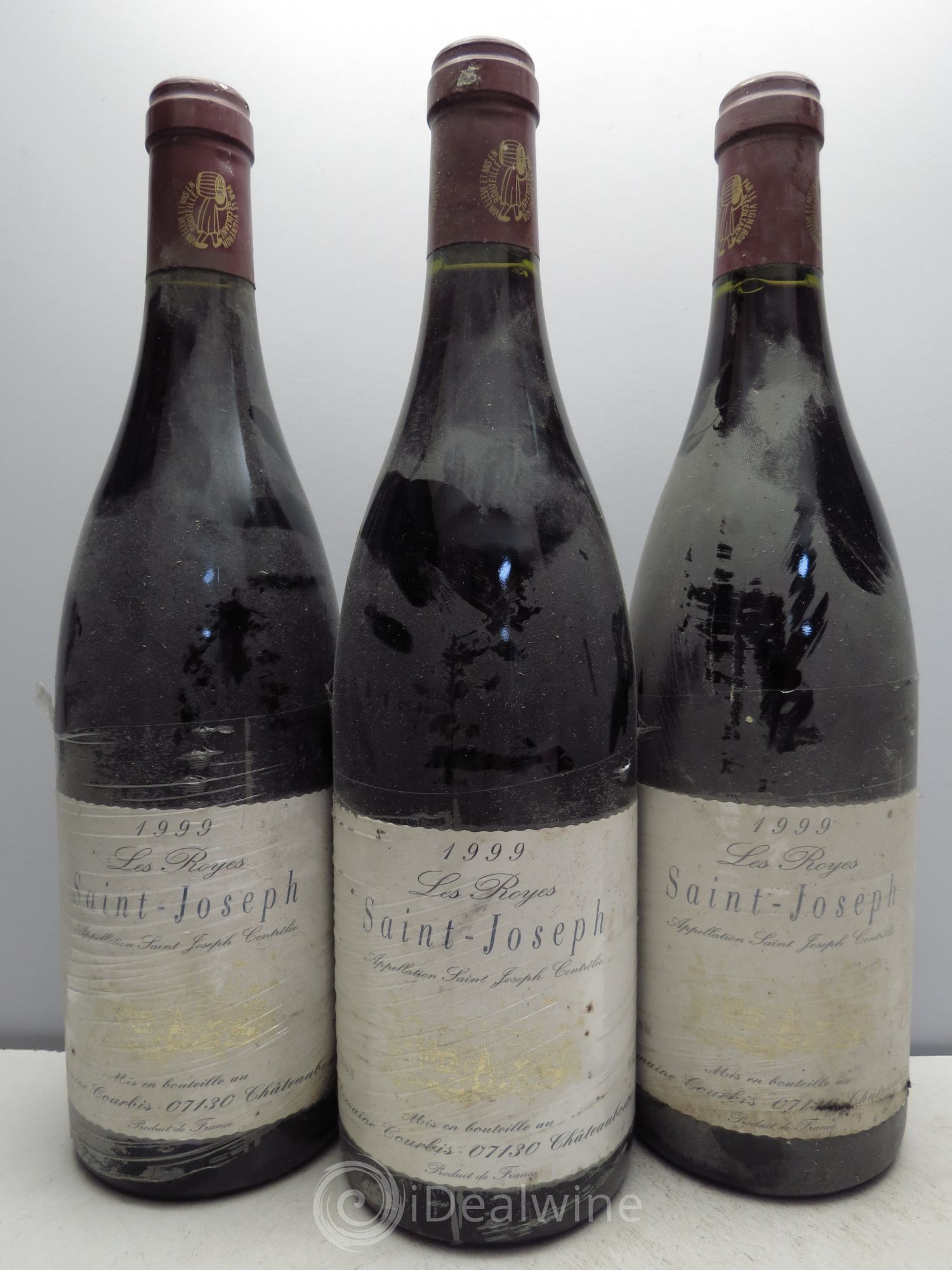 Saint-Joseph Domaine Courbis Les Royes 1999 - Posten von 3 Flaschen - 0