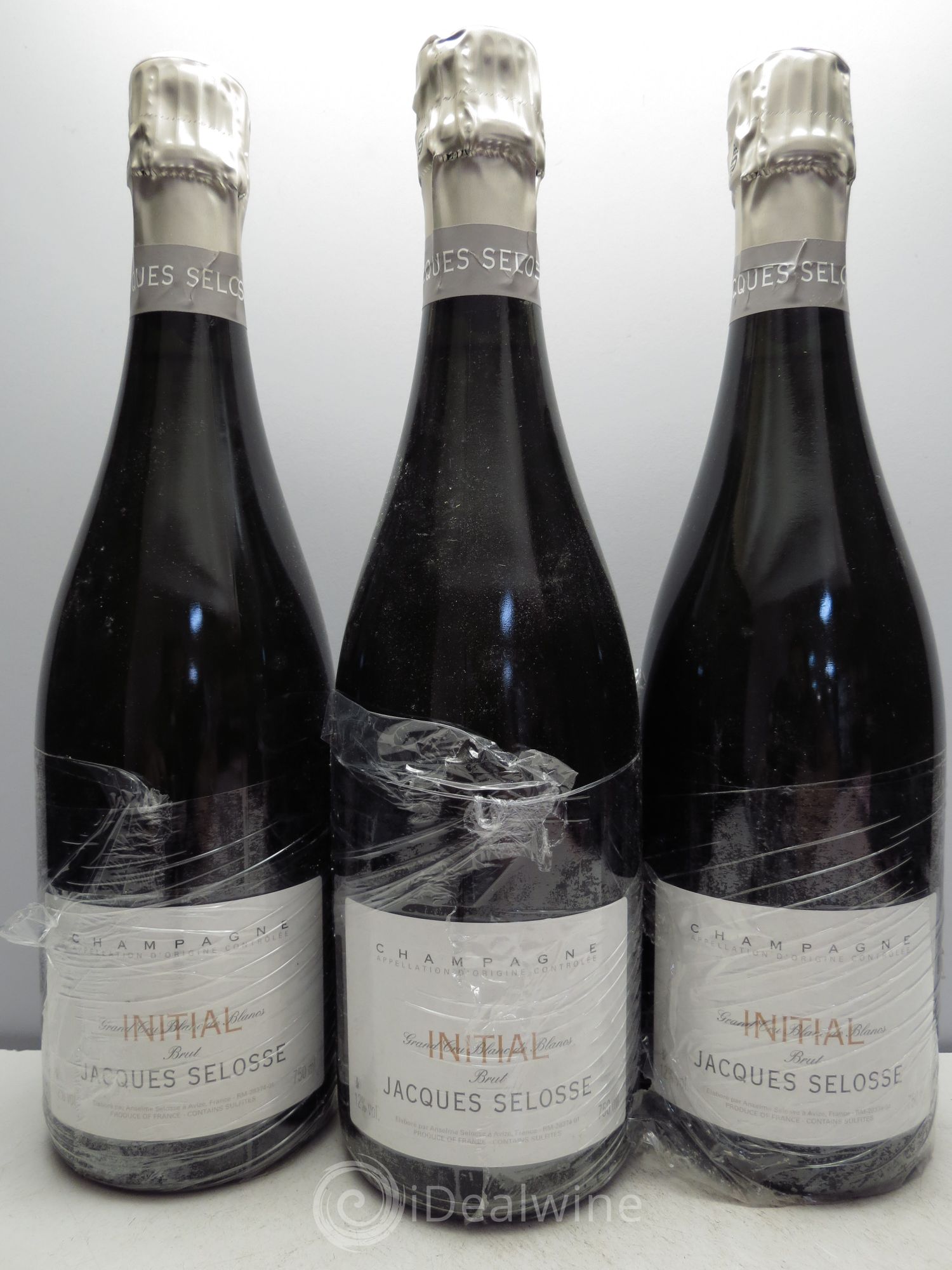 Initial Brut Jacques Selosse - Lot de 3 bouteilles - 0