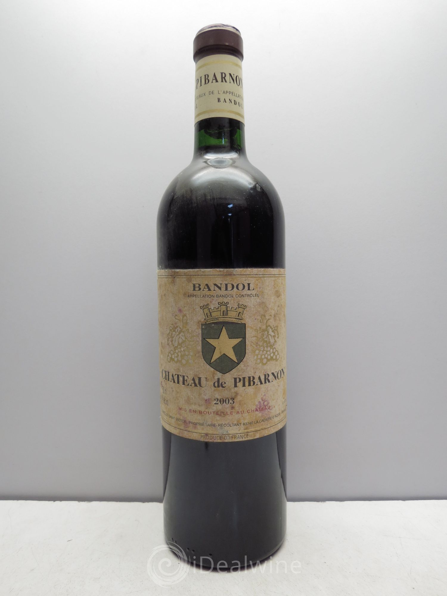 Bandol Château de Pibarnon Comte de Saint-Victor 2003 - Lot de 1 bouteille - 0