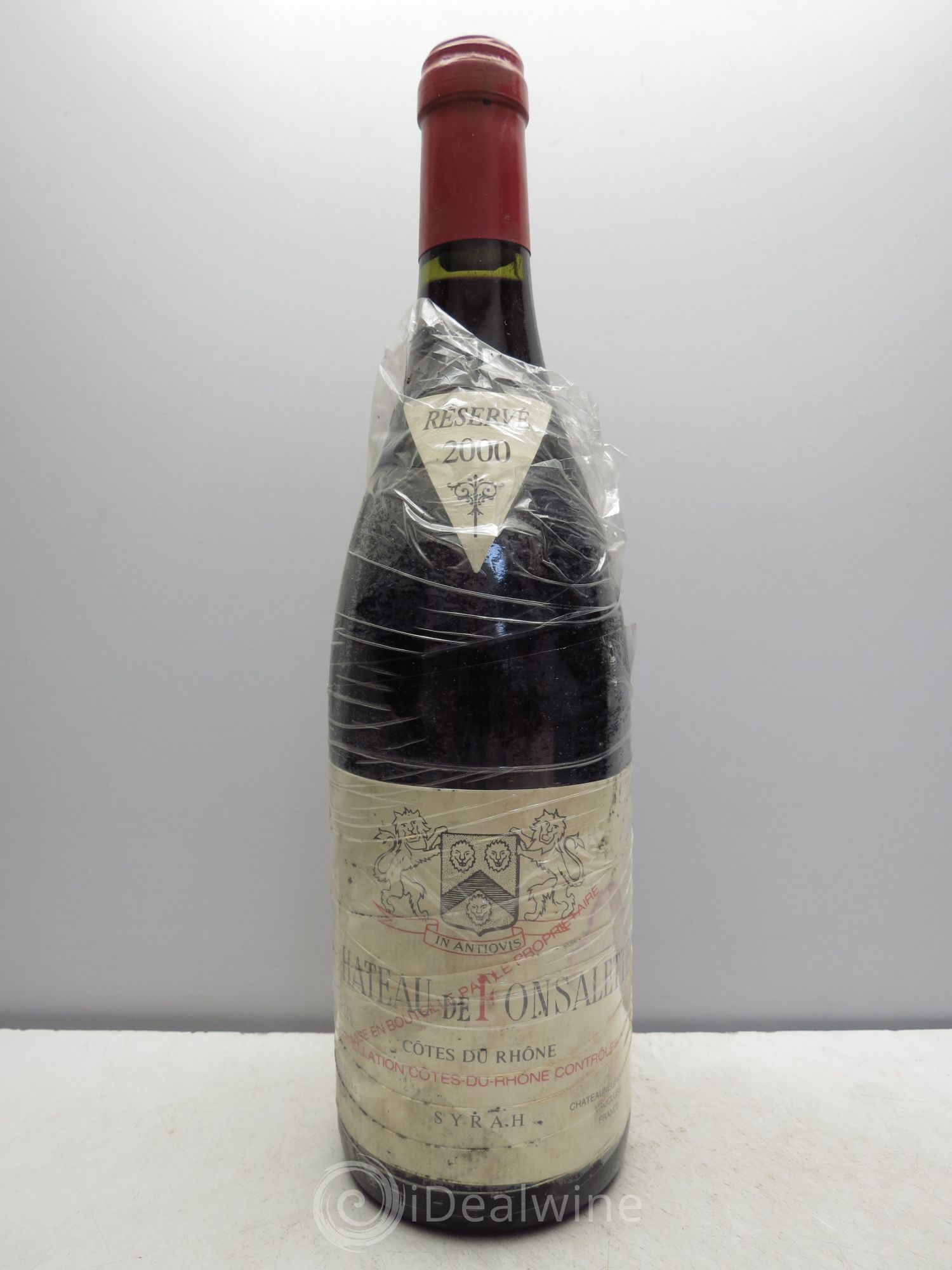Côtes-du-Rhône Cuvée Syrah Château de Fonsalette 2000 - Lot de 1 bouteille - 0