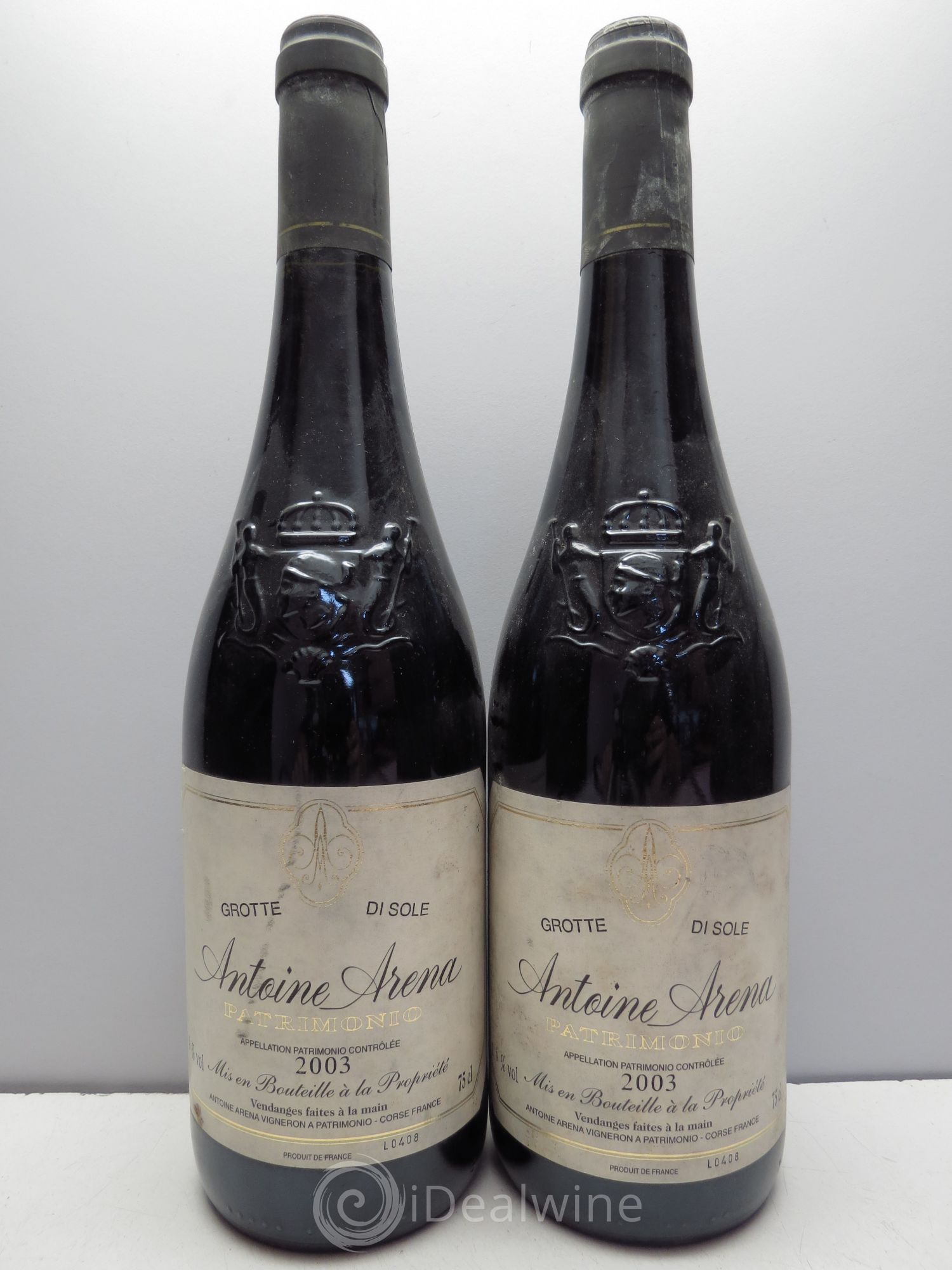 Patrimonio Grotte di Sole Antoine Arena 2003 - Lot de 2 bouteilles - 0