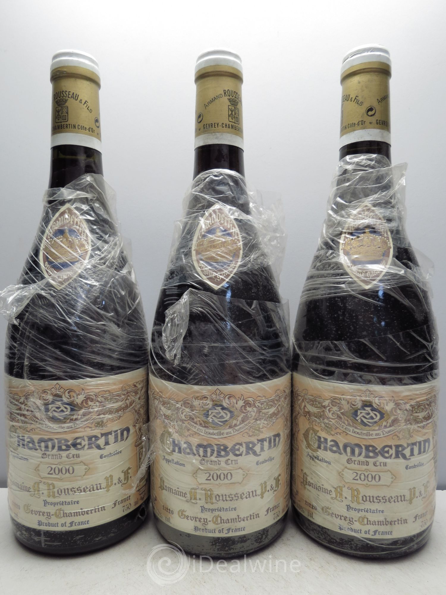 Chambertin Grand Cru Armand Rousseau (Domaine) 2000 - Lot de 3 bouteilles - 0