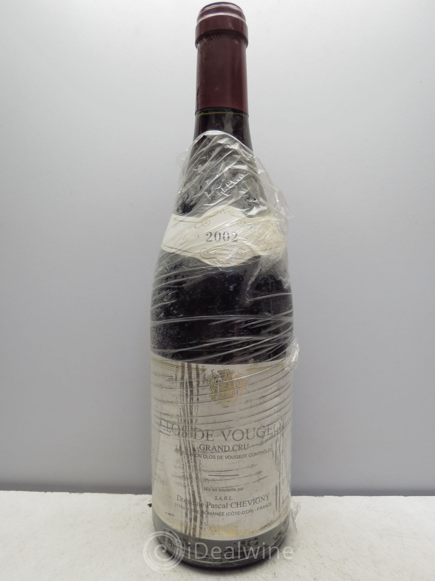 Clos de Vougeot Grand Cru 2002 - Lot de 1 bouteille - 0