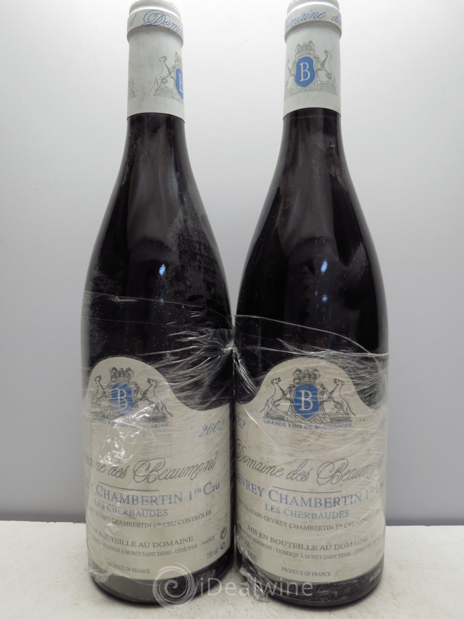 Gevrey-Chambertin 1er Cru Domaine des Beaumonts 2002 - Posten von 2 Flaschen - 0