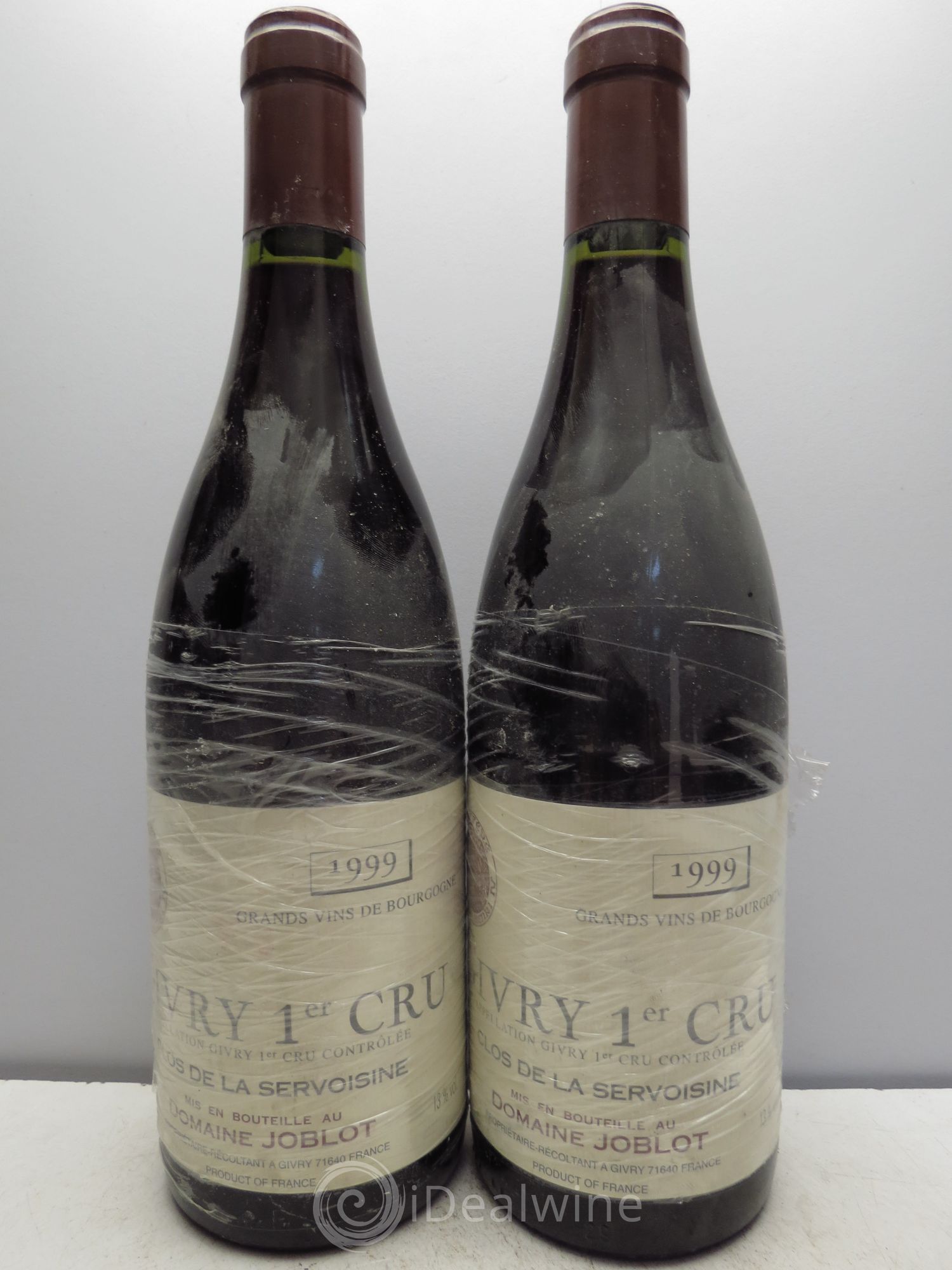 Givry 1er Cru Servoisine Joblot (Domaine) 1999 - Lot de 2 bouteilles - 0