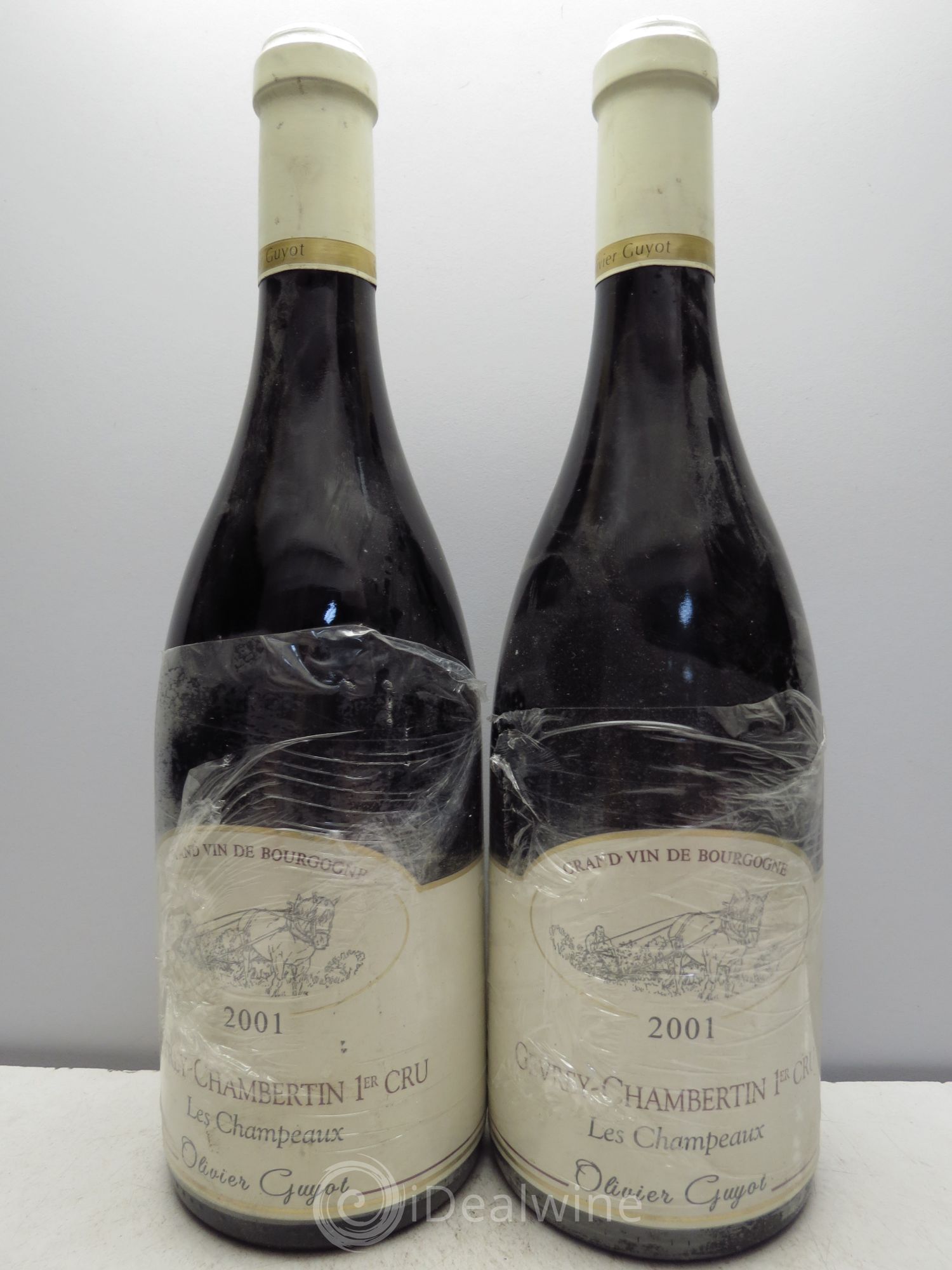 Gevrey-Chambertin 1er Cru O.Guyot 2001 - Lot de 2 bouteilles - 0