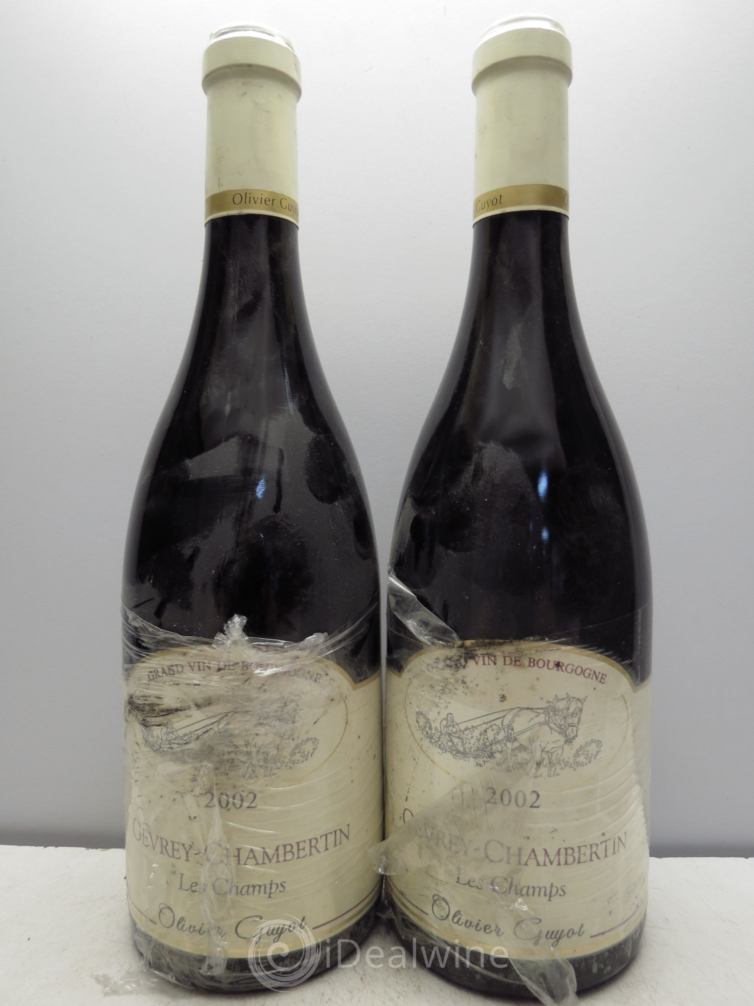 Gevrey-Chambertin Les Champs - O.Guyot 2002 - Posten von 2 Flaschen - 0