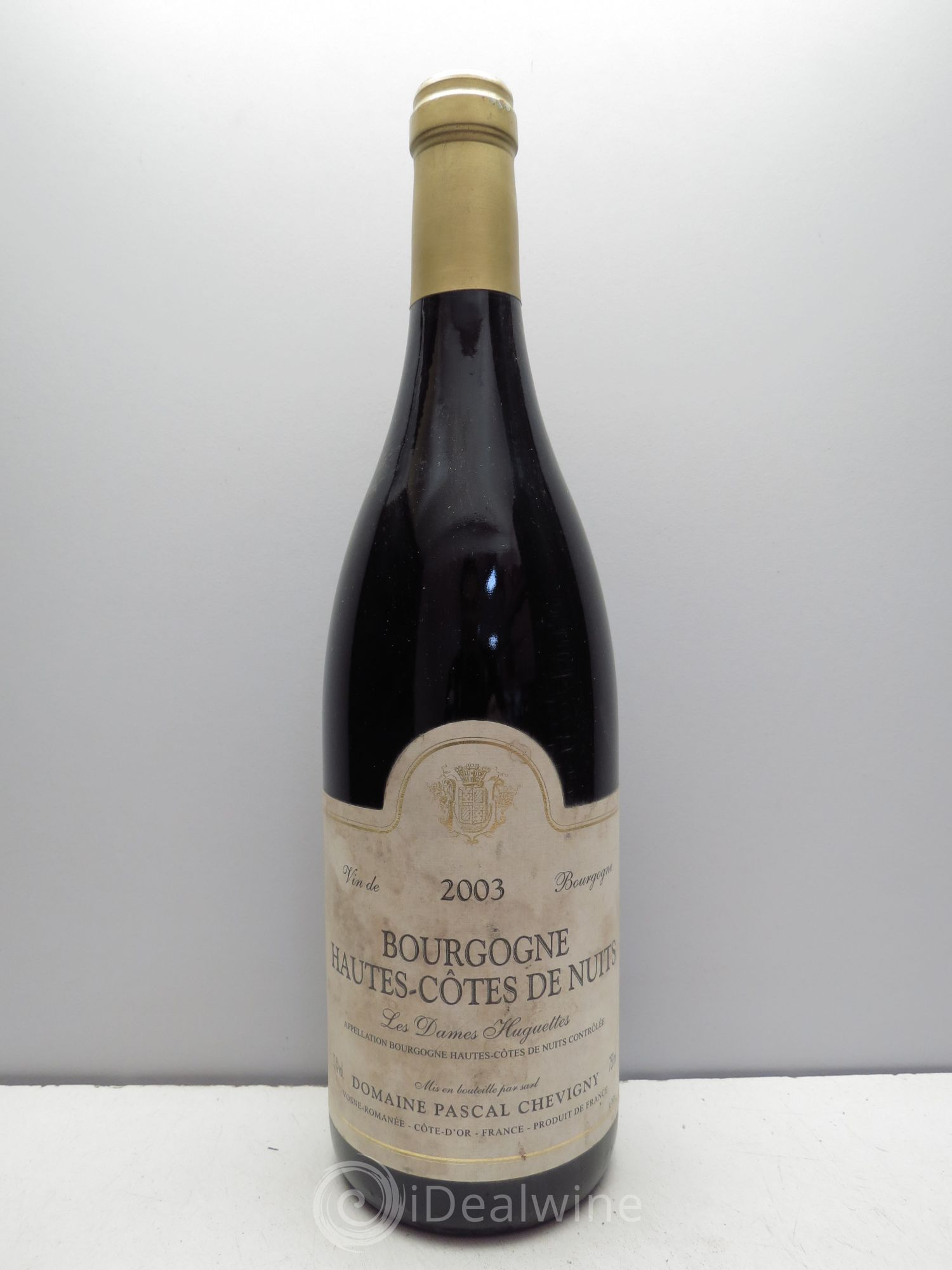 Hautes-Côtes de Nuits Chevigny Pascal aux Dames Huguettes 2003 - Posten von 1 Flasche - 0