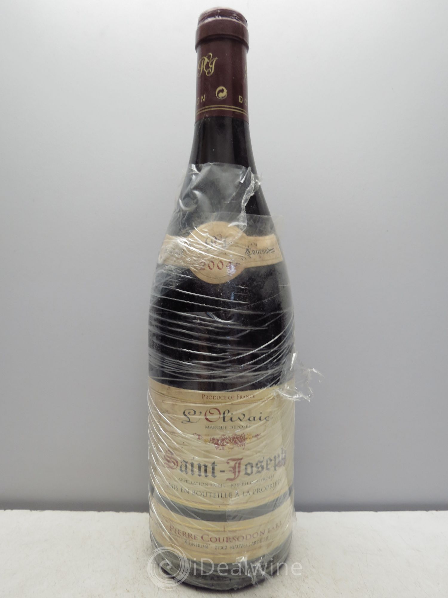Saint-Joseph L'Olivaie Pierre et Jérôme Coursodon 2004 - Lot de 1 bouteille - 0