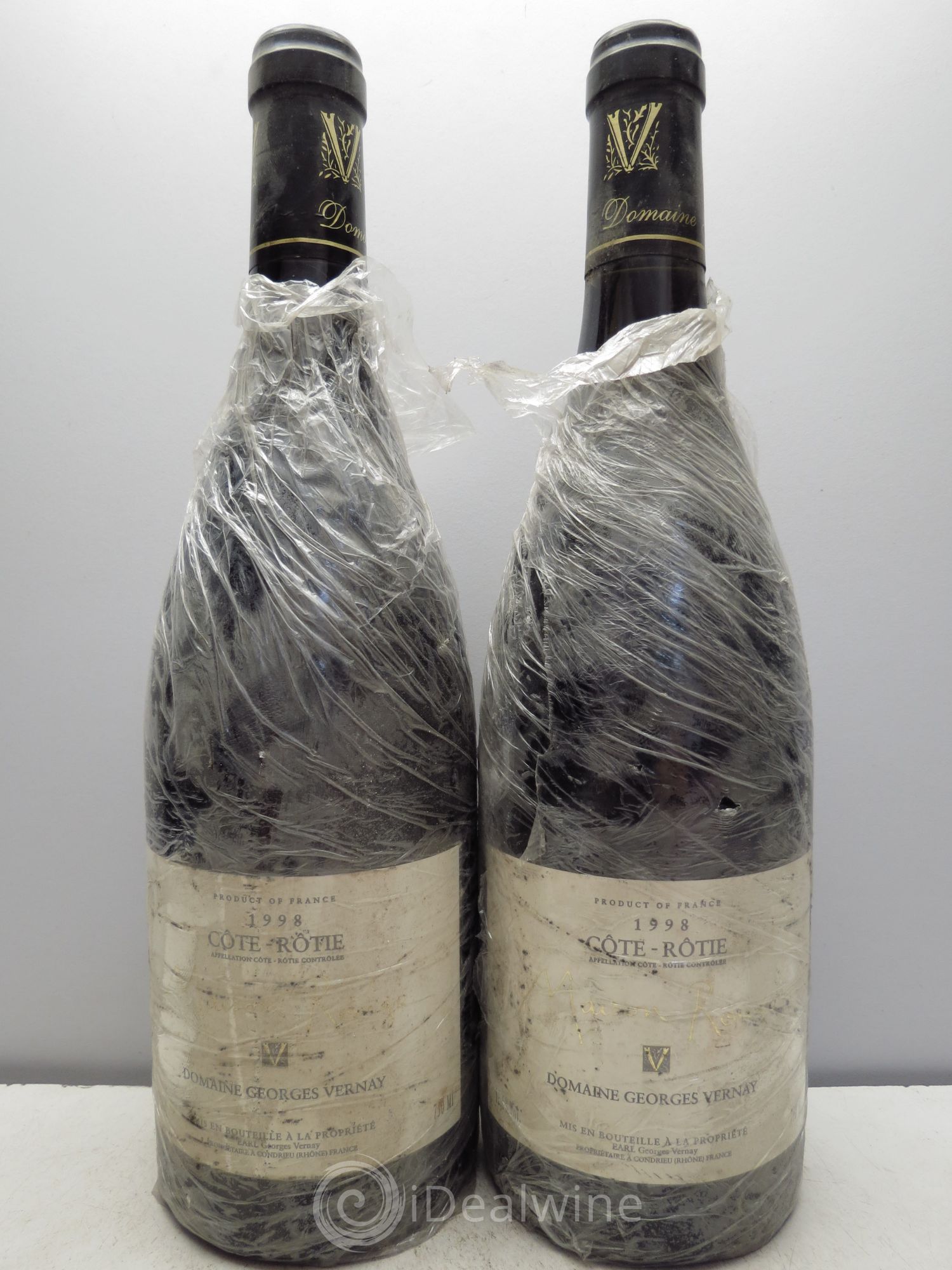 Côte-Rôtie Maison Rouge Georges Vernay 1998 - Lot de 2 bouteilles - 0