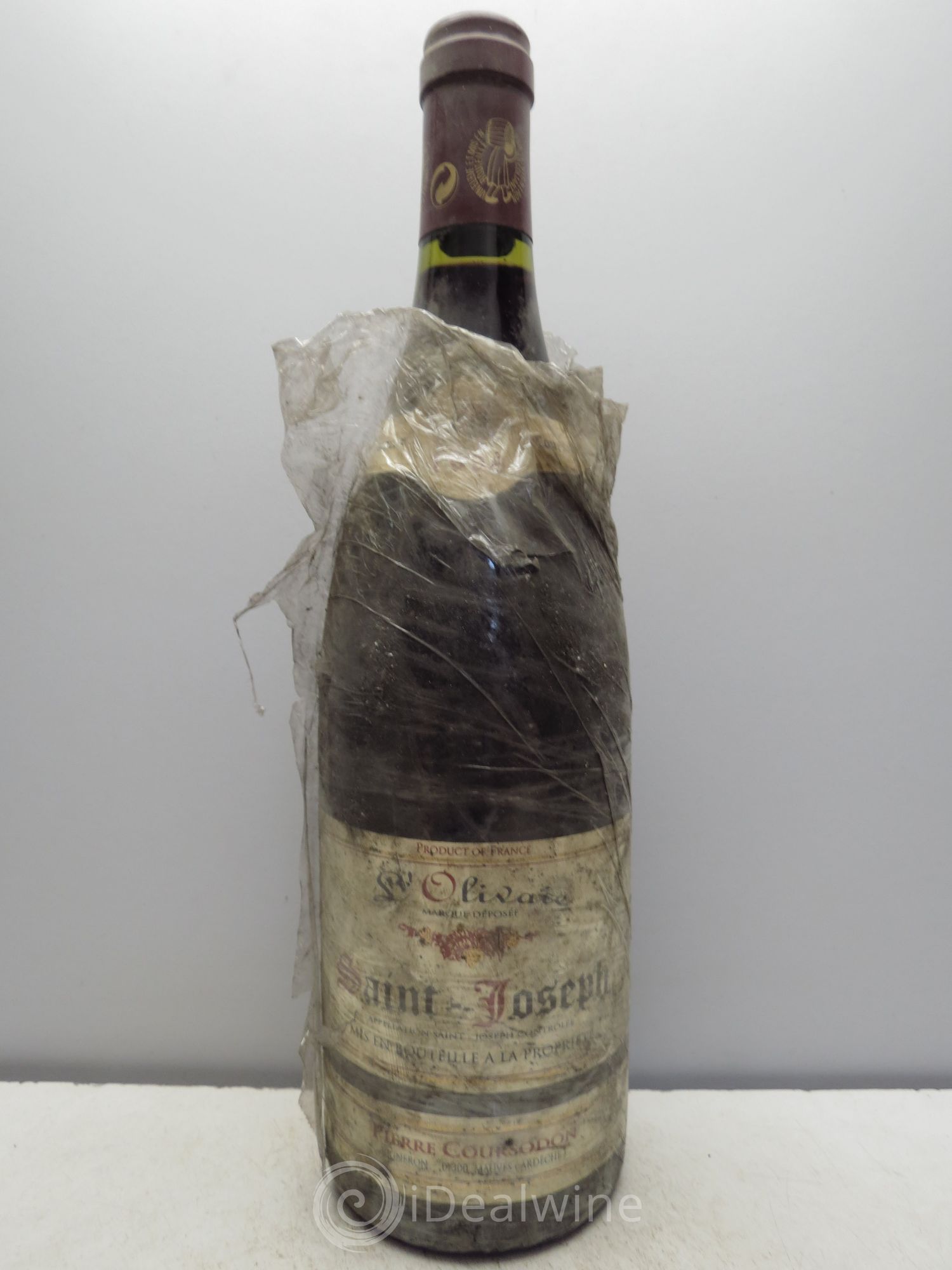 Saint-Joseph L'Olivaie Pierre et Jérôme Coursodon 1998 - Lot de 1 bouteille - 0