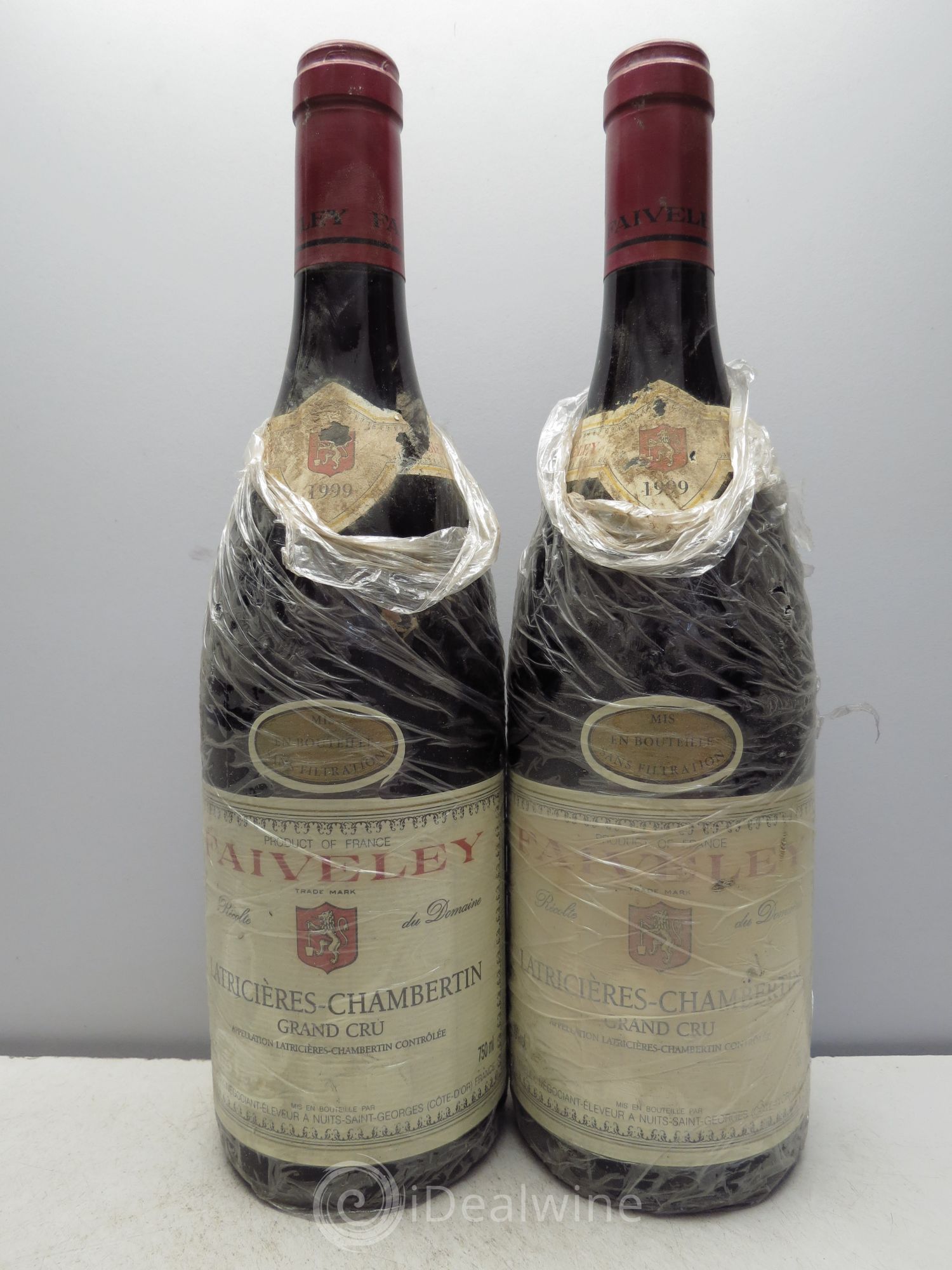 Latricières-Chambertin Grand Cru Faiveley 1999 - Lot de 2 bouteilles - 0