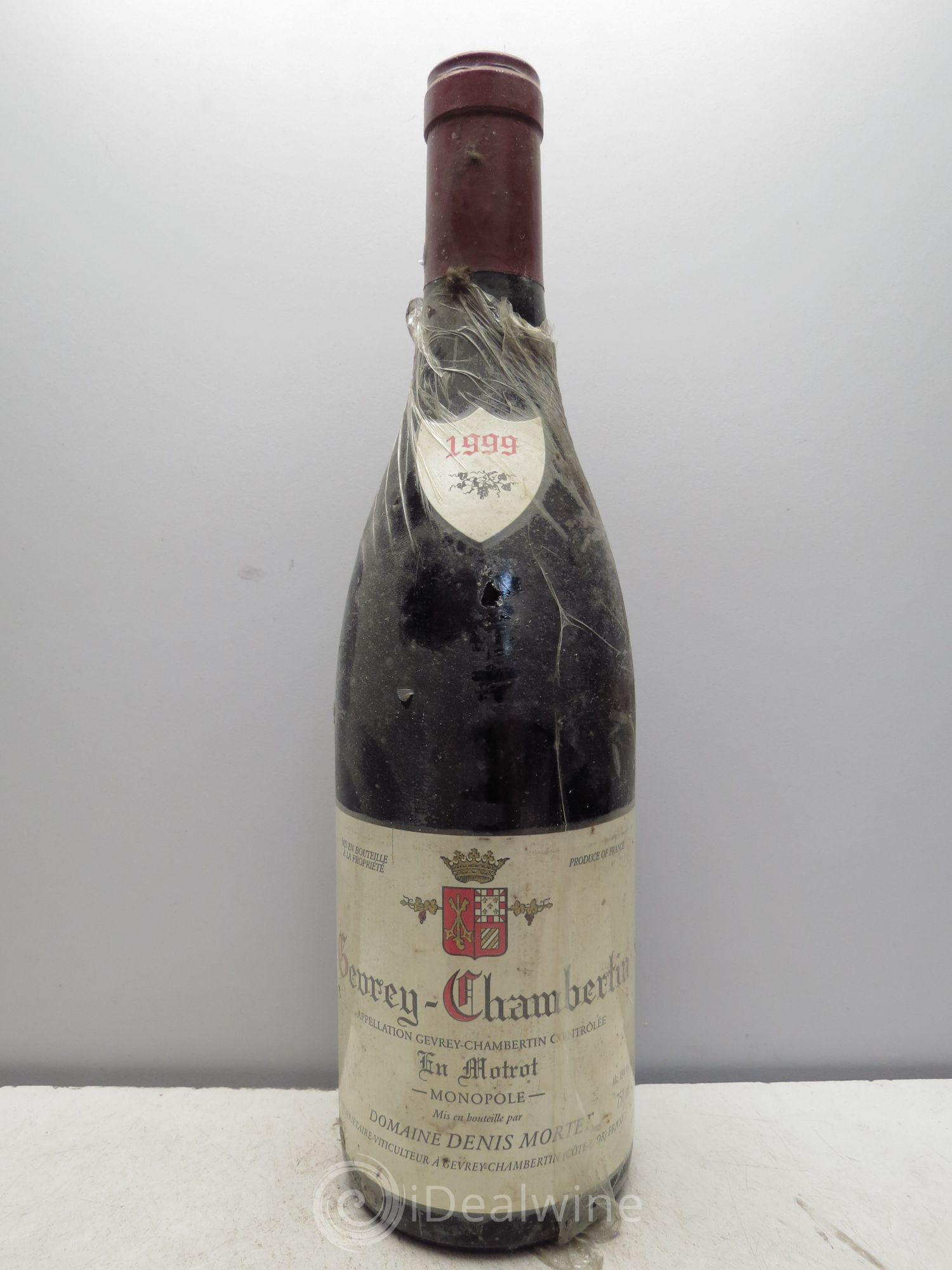 Gevrey-Chambertin En Motrot Denis Mortet (Domaine) 1999 - Lot de 1 bouteille - 0