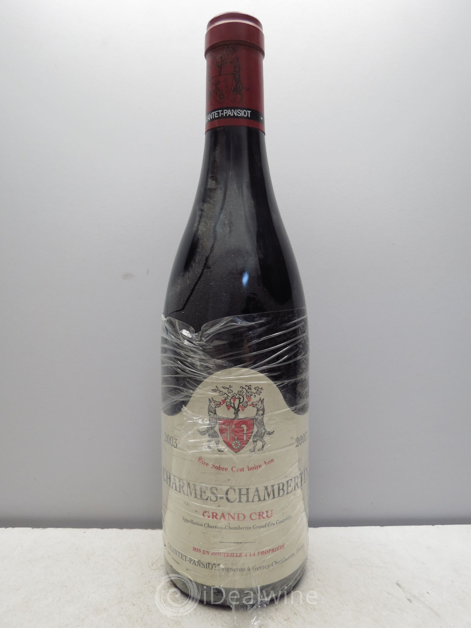 Charmes-Chambertin Grand Cru Geantet-Pansiot 2003 - Lot de 1 bouteille - 0