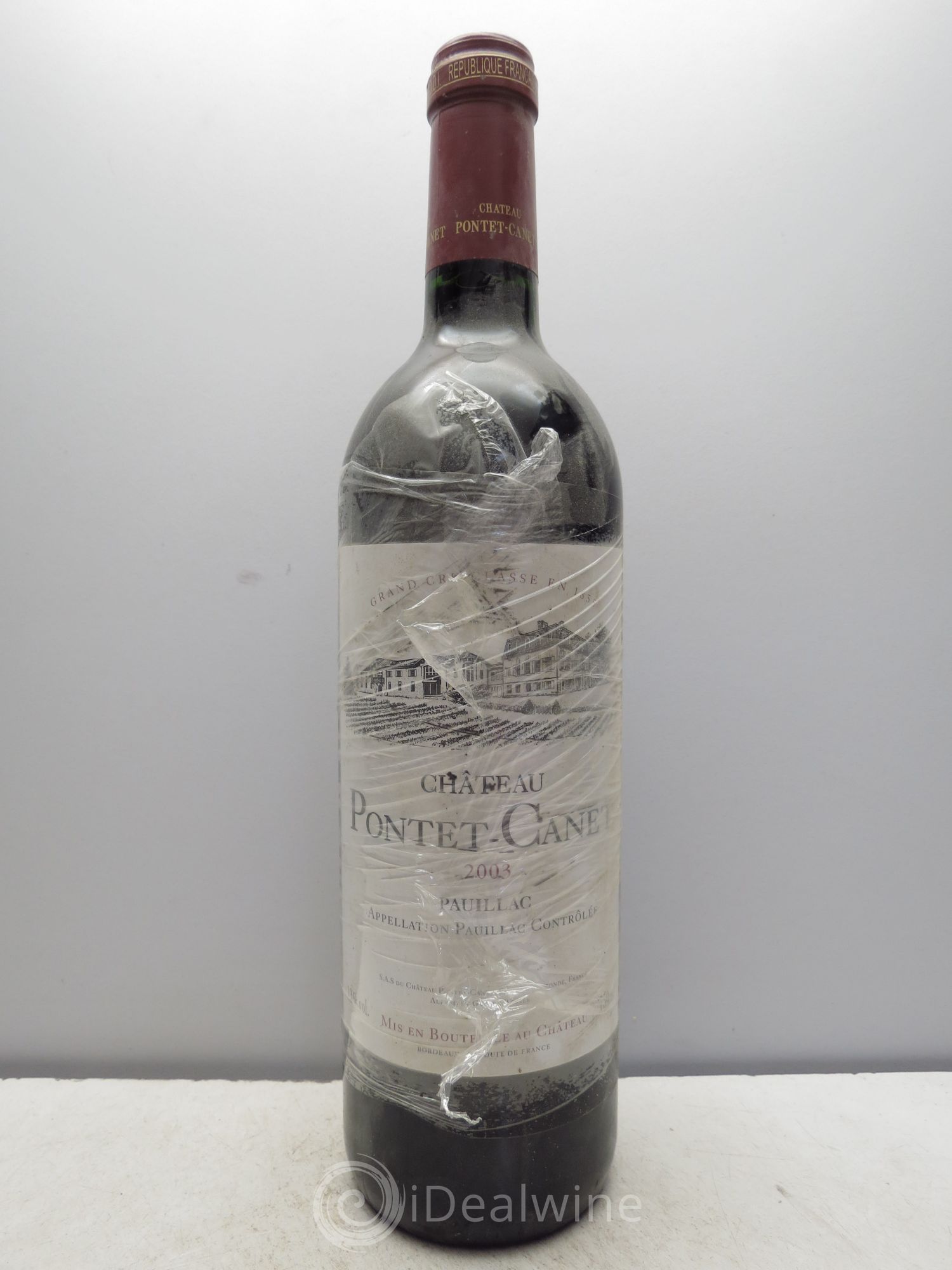 Château Pontet Canet 5ème Grand Cru Classé 2003 - Lot de 1 bouteille - 0