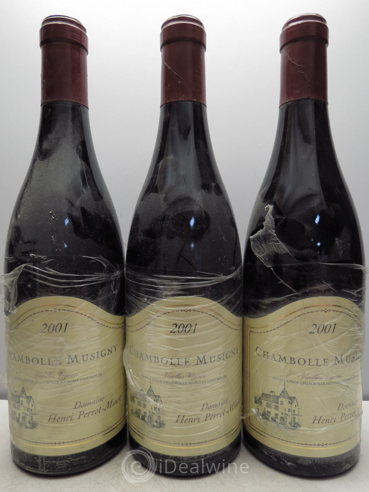 Chambolle-Musigny Vieilles Vignes Perrot-Minot Vieilles Vignes 2001 - Lot de 3 bouteilles - 0