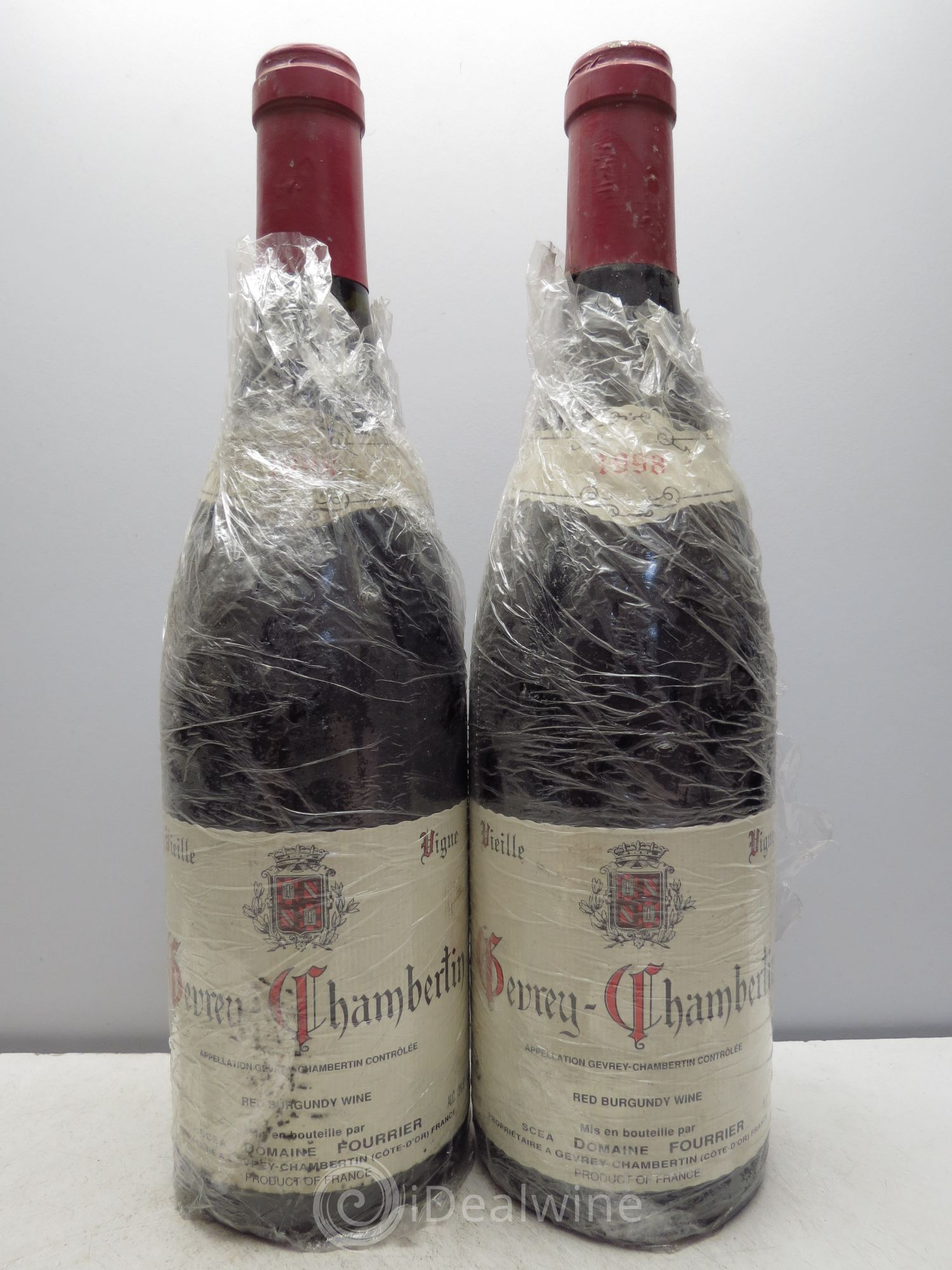 Gevrey-Chambertin Vieilles Vignes - Domaine Fourrier 1998 - Posten von 2 Flaschen - 0
