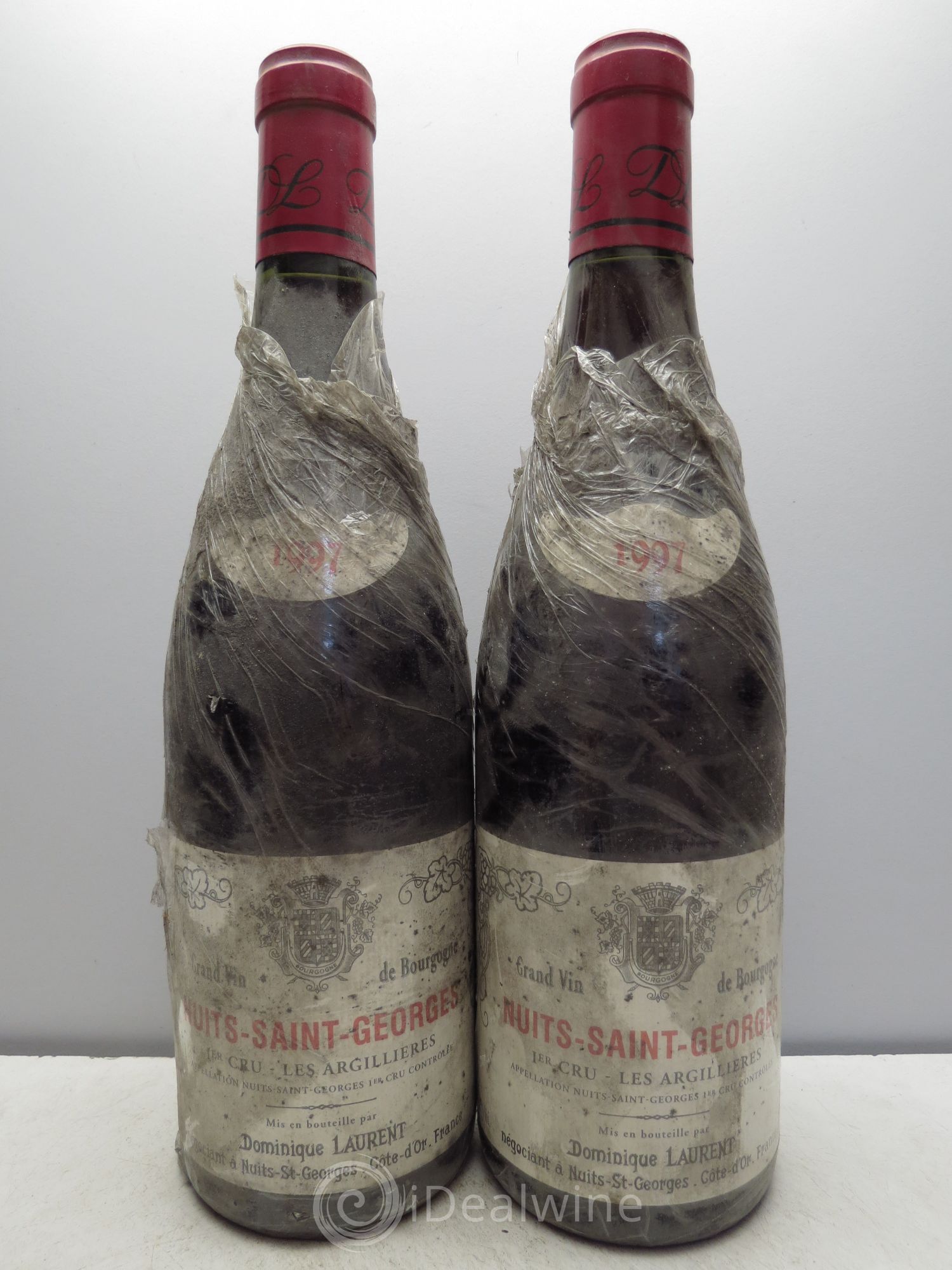 Nuits-Saint-Georges 1er Cru Argillières - Dominique Laurent 1997 - Posten von 2 Flaschen - 0