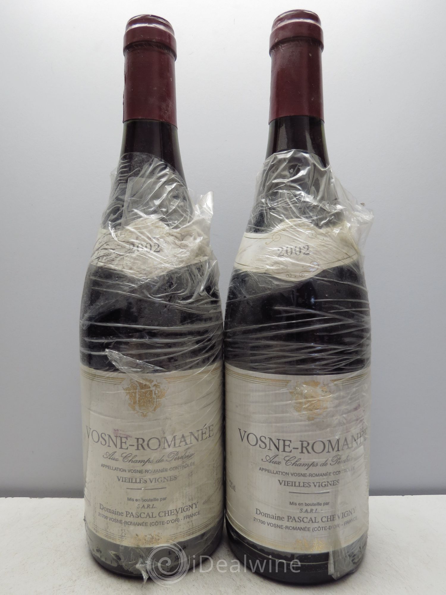 Vosne-Romanée Champs Perdrix Vieilles Vignes - P.Chevigny 2002 - Posten von 2 Flaschen - 0