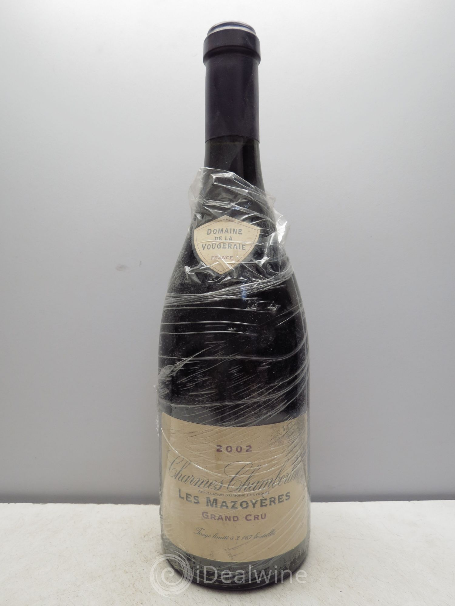 Charmes-Chambertin Grand Cru Les Mazoyères - Domaine de la Vougeraie 2002 - Posten von 1 Flasche - 0