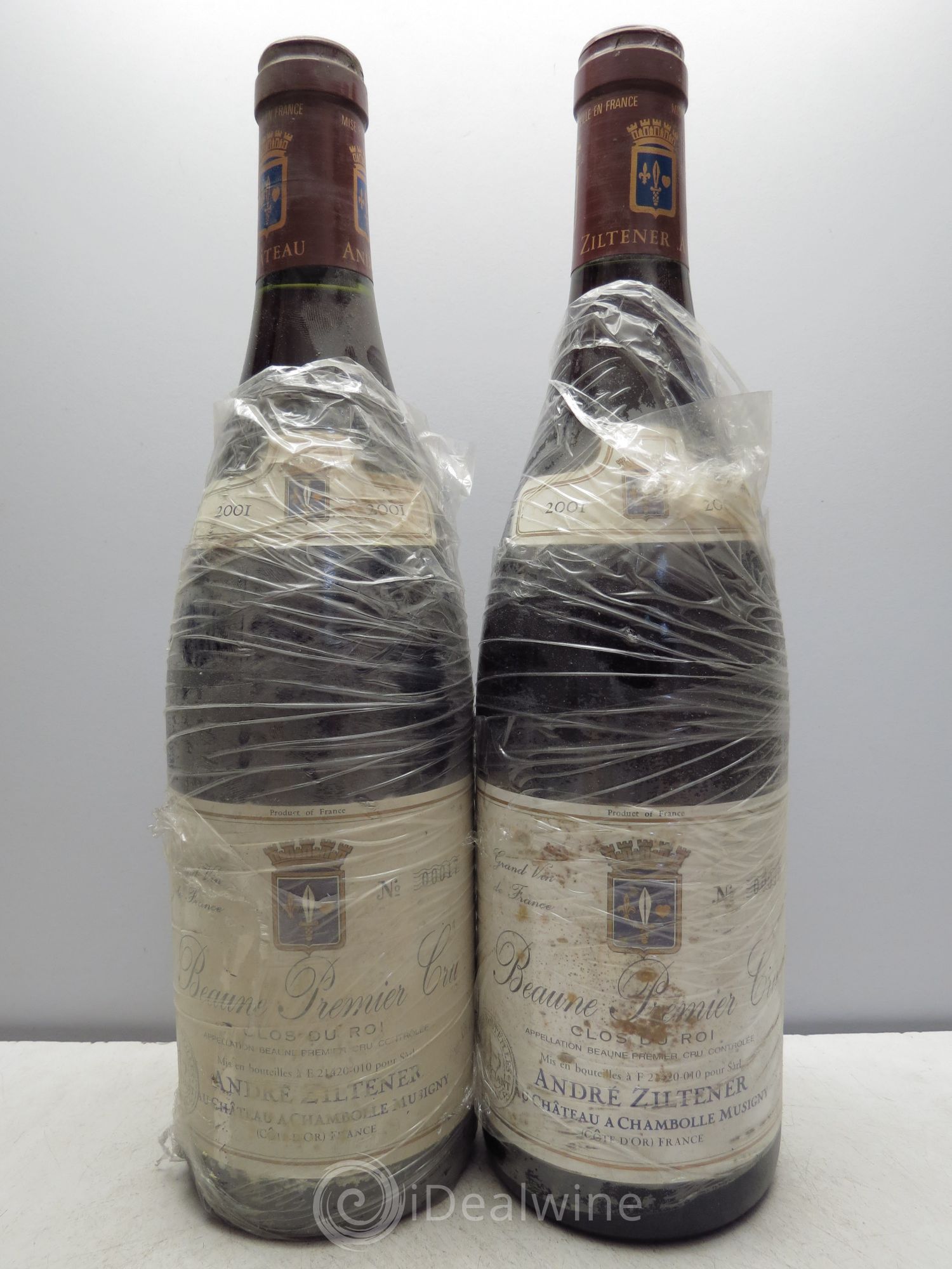 Beaune 1er Cru André Ziltener 2001 - Lot de 2 bouteilles - 0