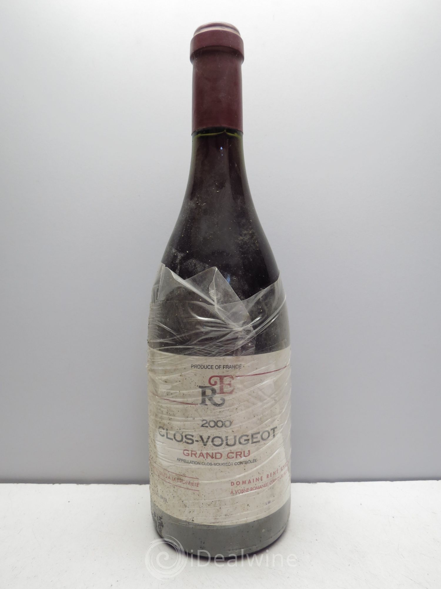 Clos de Vougeot Grand Cru 2000 - Lot de 1 bouteille - 0