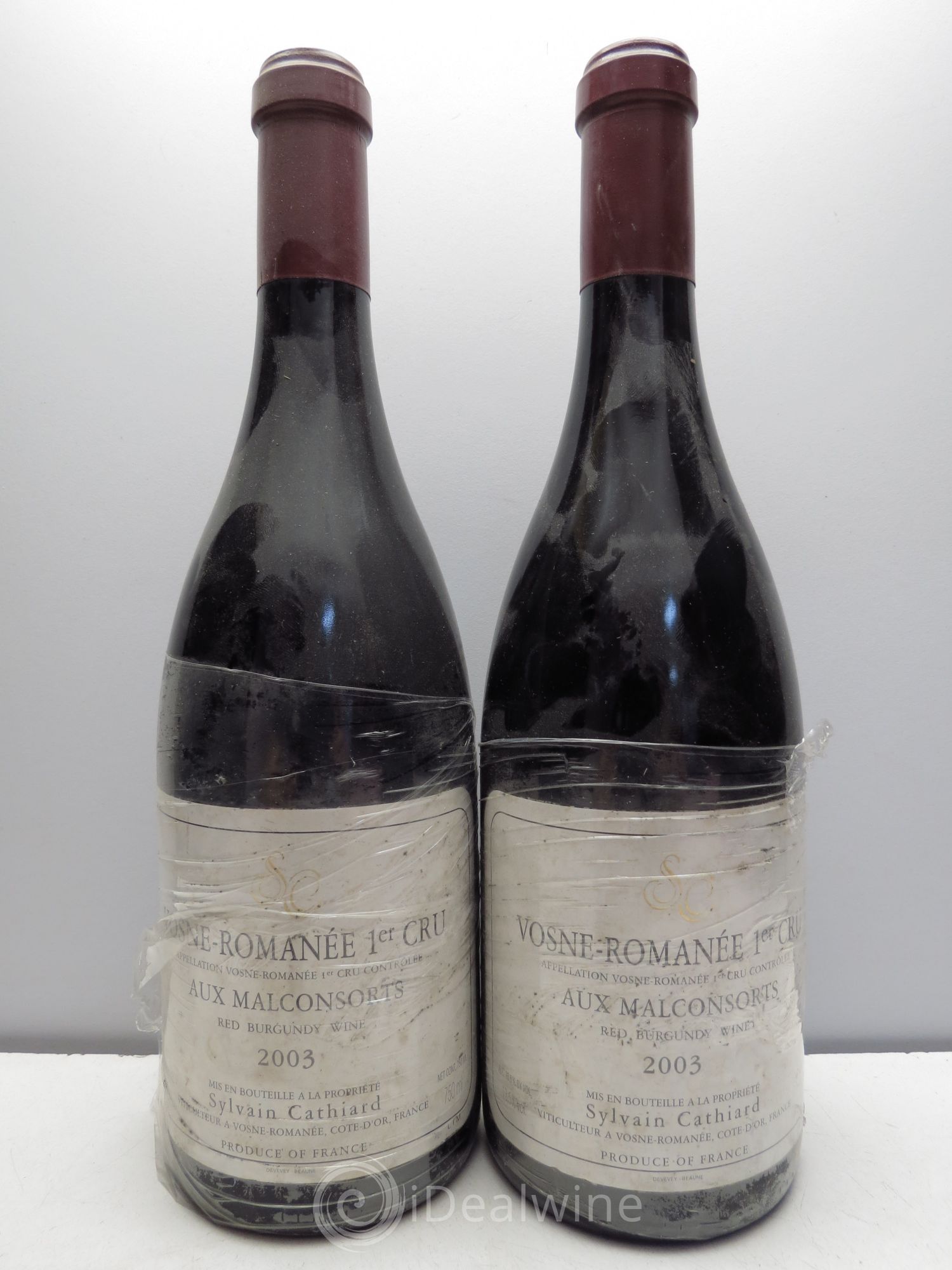 Vosne-Romanée 1er Cru S.Cathiard 2003 - Lot de 2 bouteilles - 0