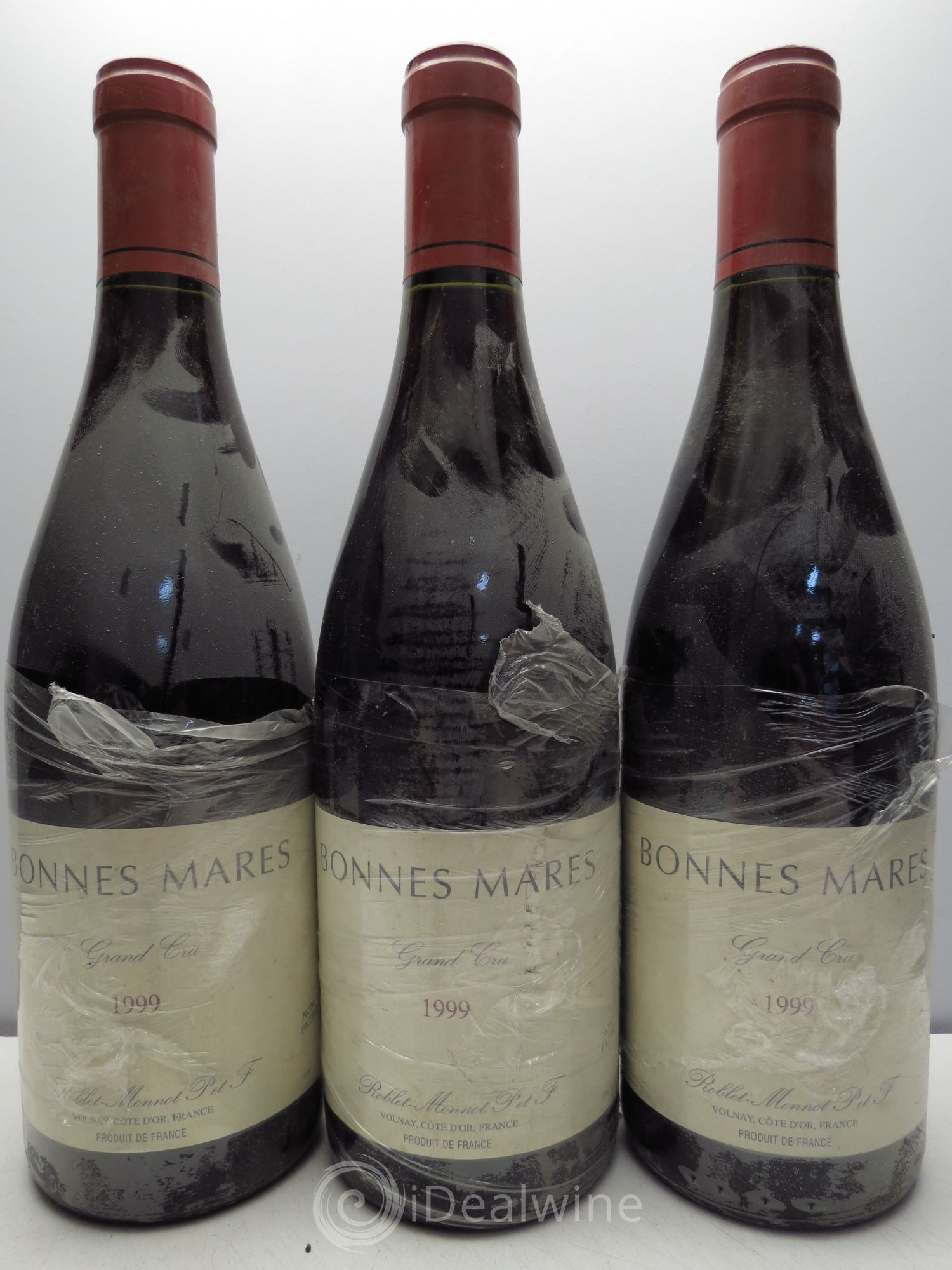 Bonnes-Mares Grand Cru Roblet-Monnot 1999 - Lot de 3 bouteilles - 0