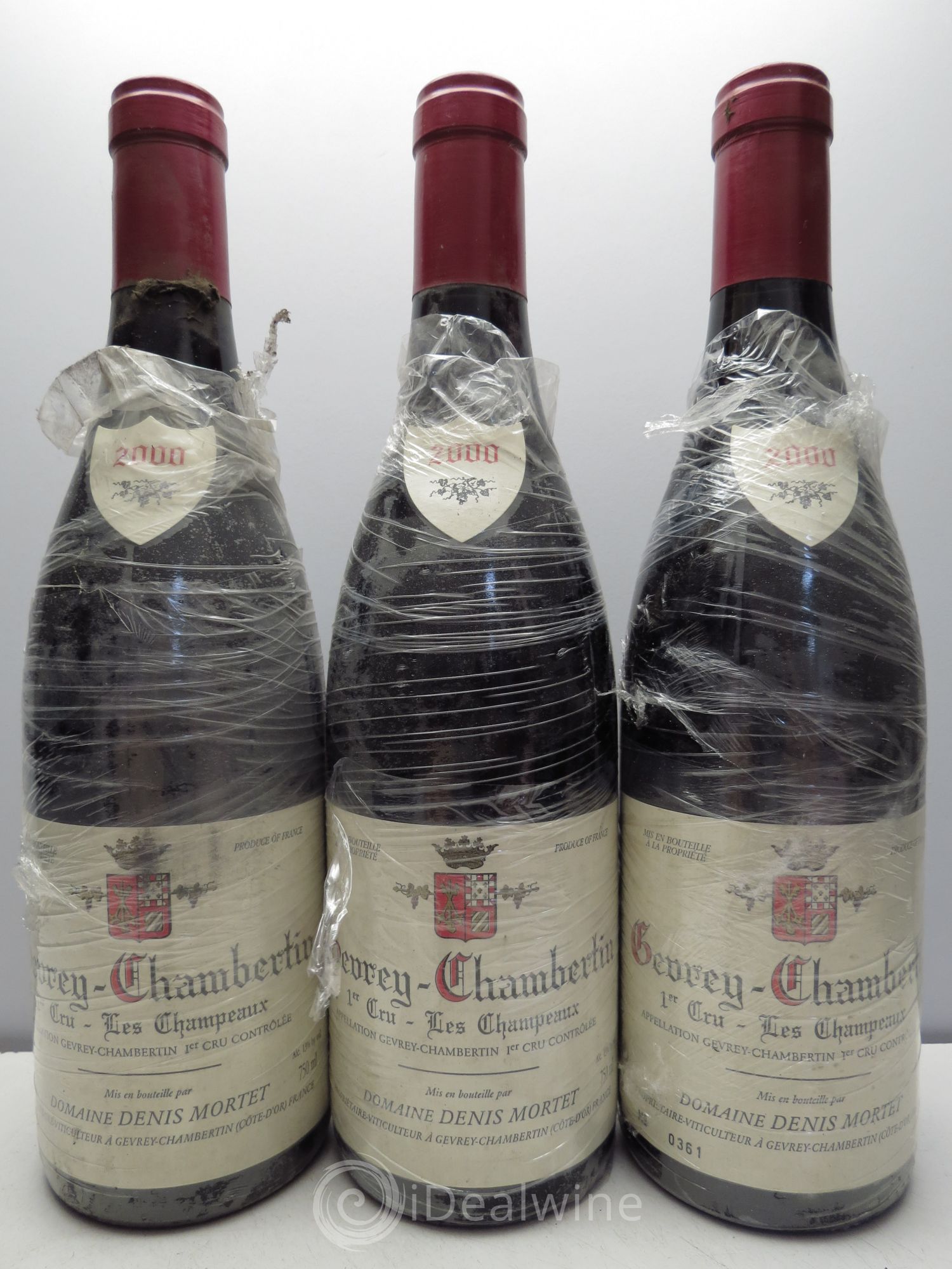 Gevrey-Chambertin 1er Cru Les Champeaux Denis Mortet (Domaine) 2000 - Lot de 3 bouteilles - 0