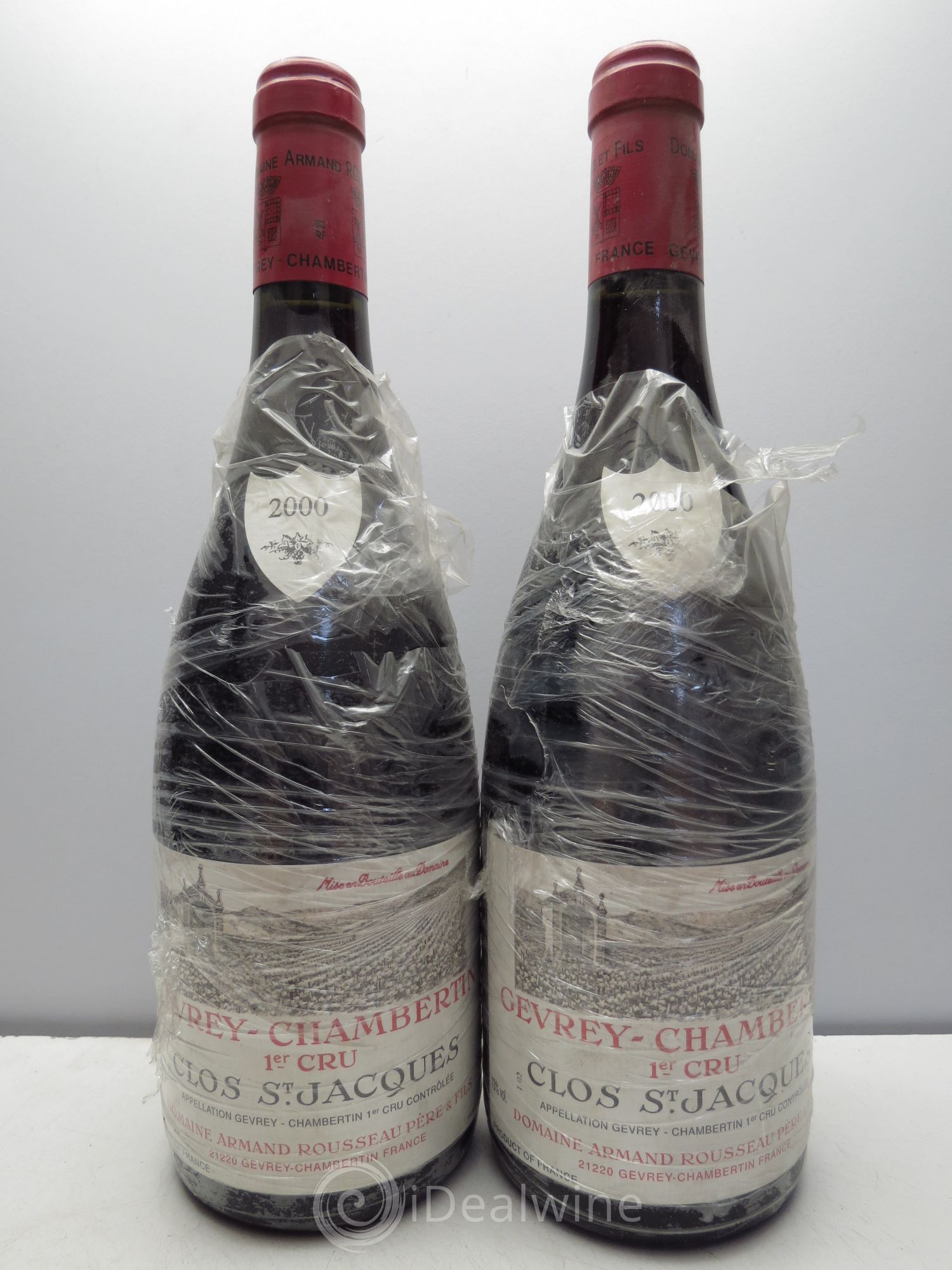 Gevrey-Chambertin 1er Cru Clos Saint-Jacques Armand Rousseau (Domaine) 2000 - Lot de 2 bouteilles - 0
