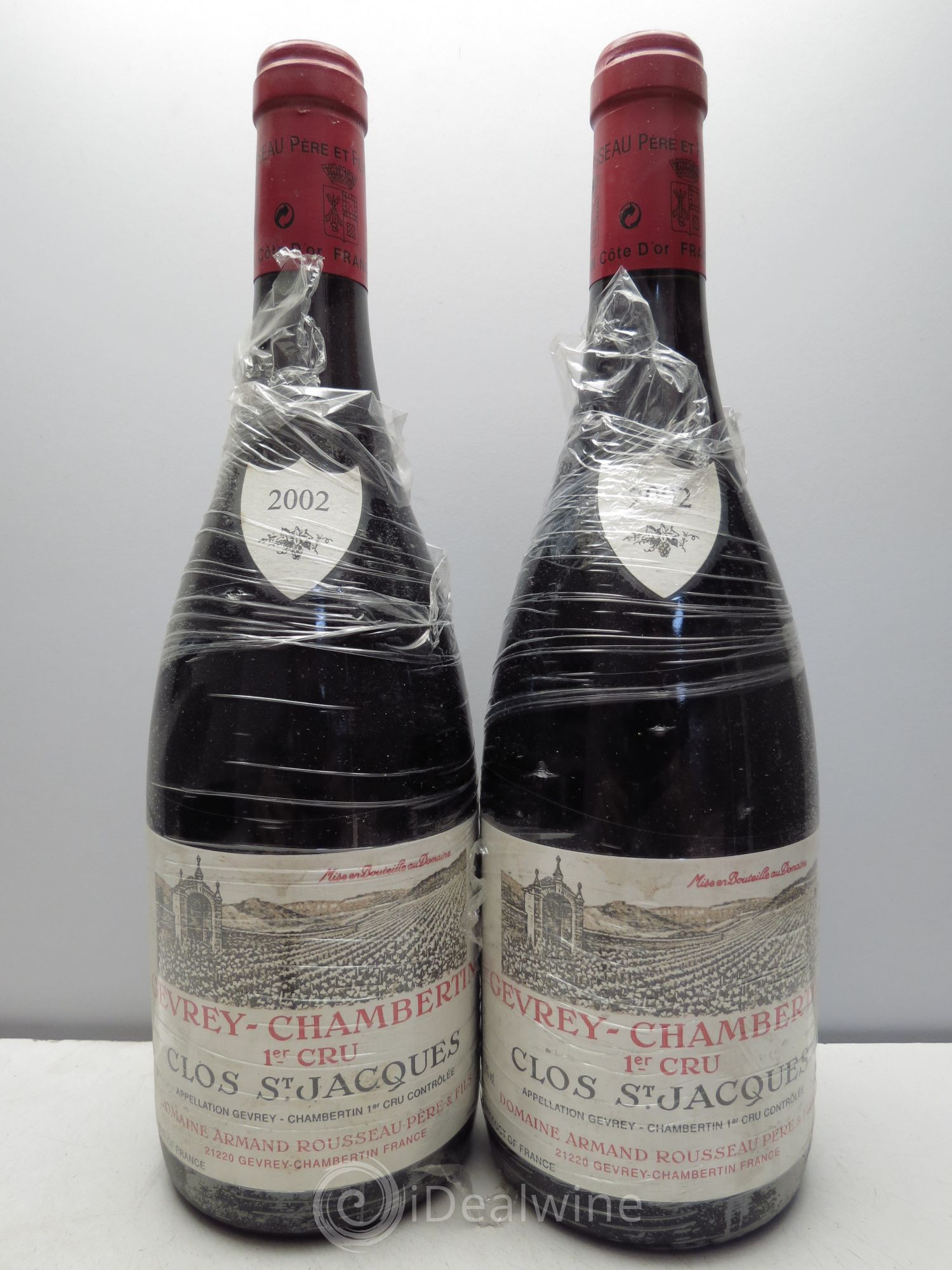 Gevrey-Chambertin 1er Cru Clos Saint-Jacques Armand Rousseau (Domaine) 2002 - Lot de 2 bouteilles - 0