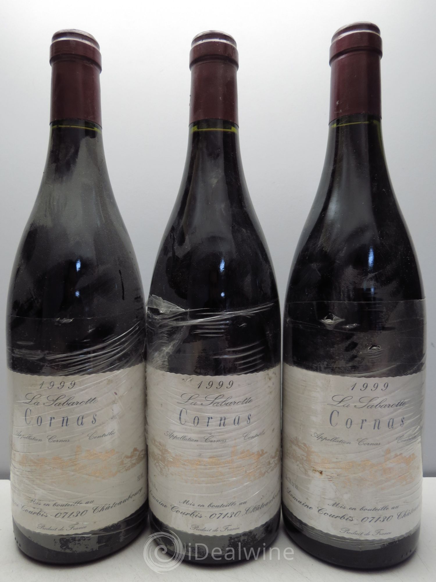 Cornas La Sabarotte Domaine Courbis 1999 - Posten von 3 Flaschen - 0