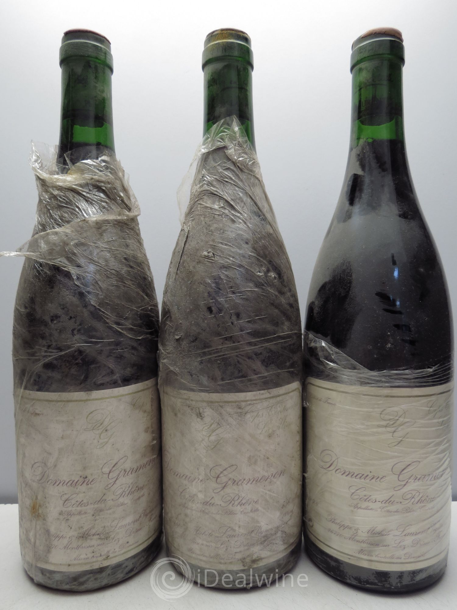 Côtes-du-Rhône Ceps Centenaires La Mémé Domaine Gramenon 1998 - Posten von 3 Flaschen - 0