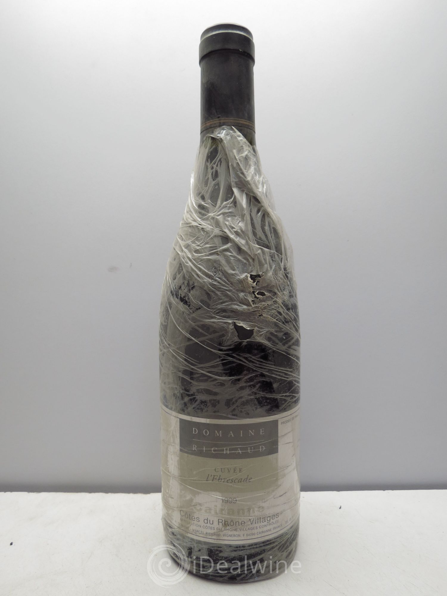 Côtes-du-Rhône-Villages Cairanne Cuvée l'Ebrescade - Domaine Richaud 1999 - Lotto di 1 bottiglia - 0