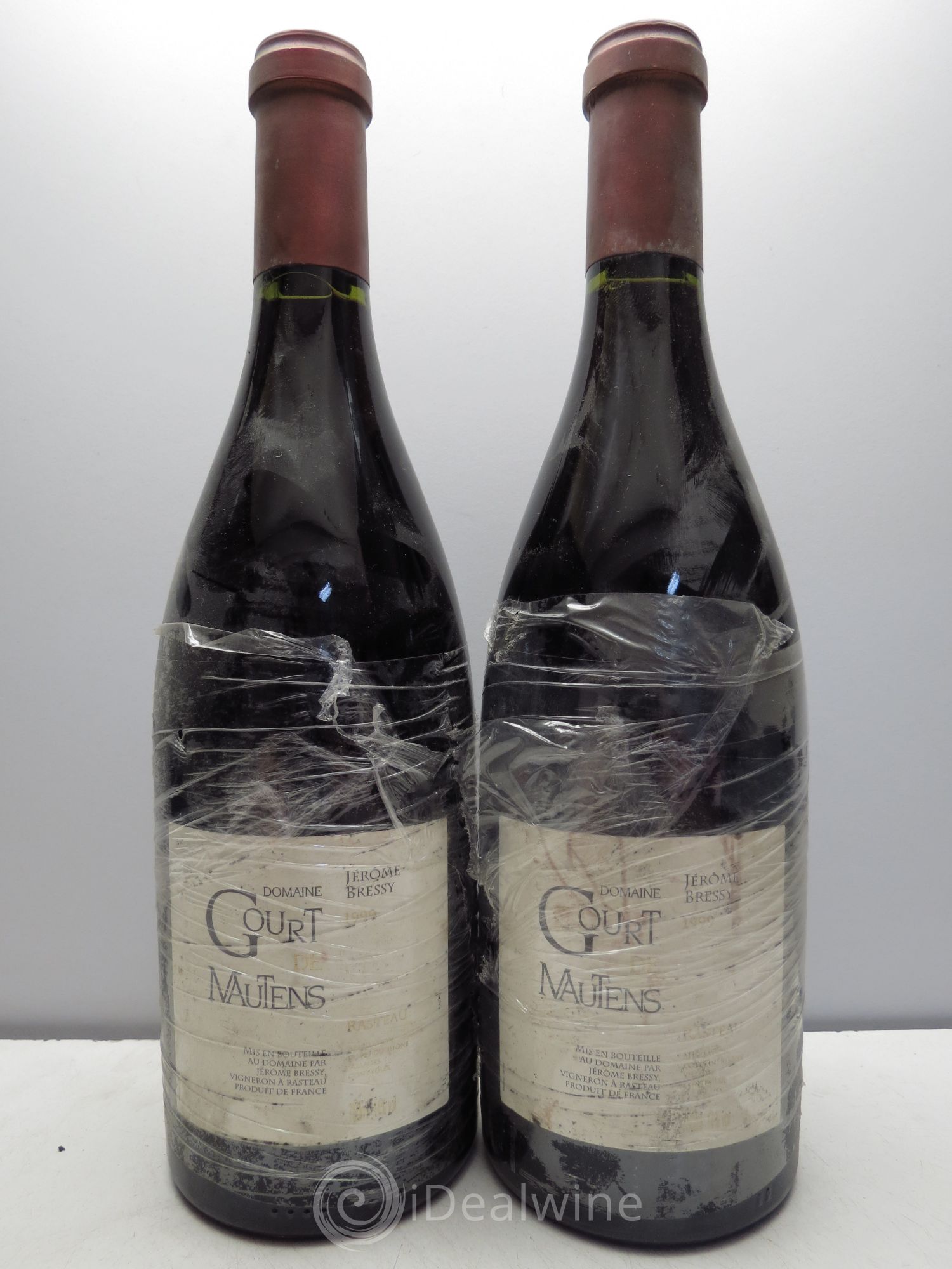 Rasteau Domaine Gourt de Mautens - Jérôme Bressy 1999 - Lot de 2 bouteilles - 0