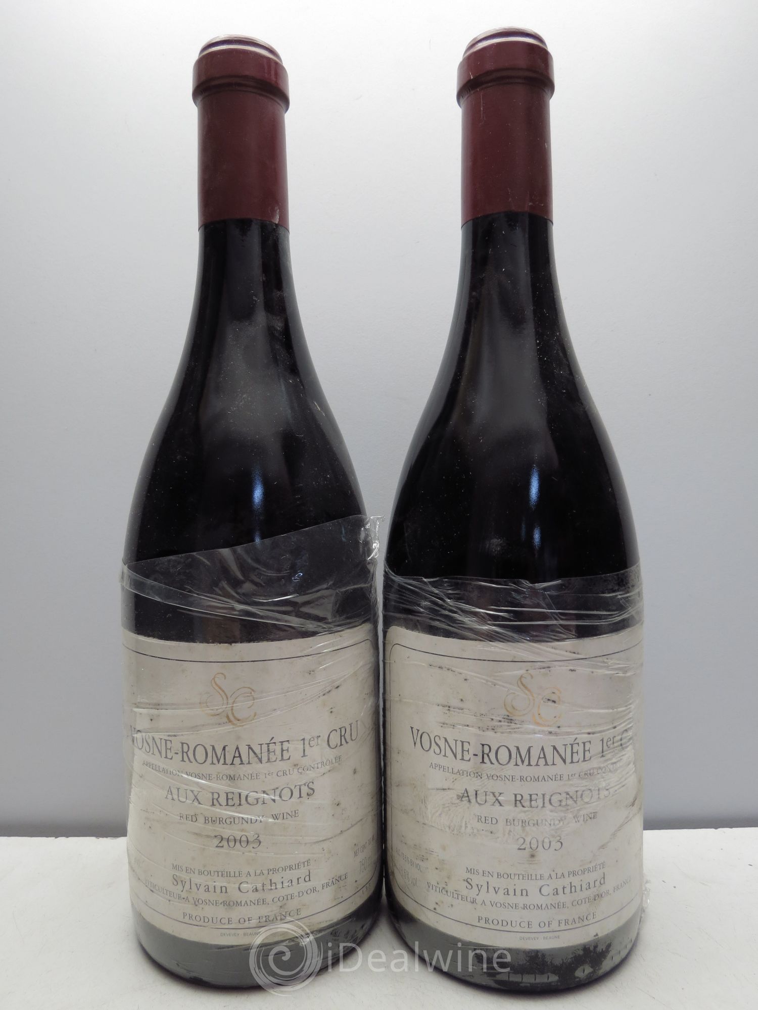 Vosne-Romanée 1er Cru S.Cathiard 2003 - Lot de 2 bouteilles - 0