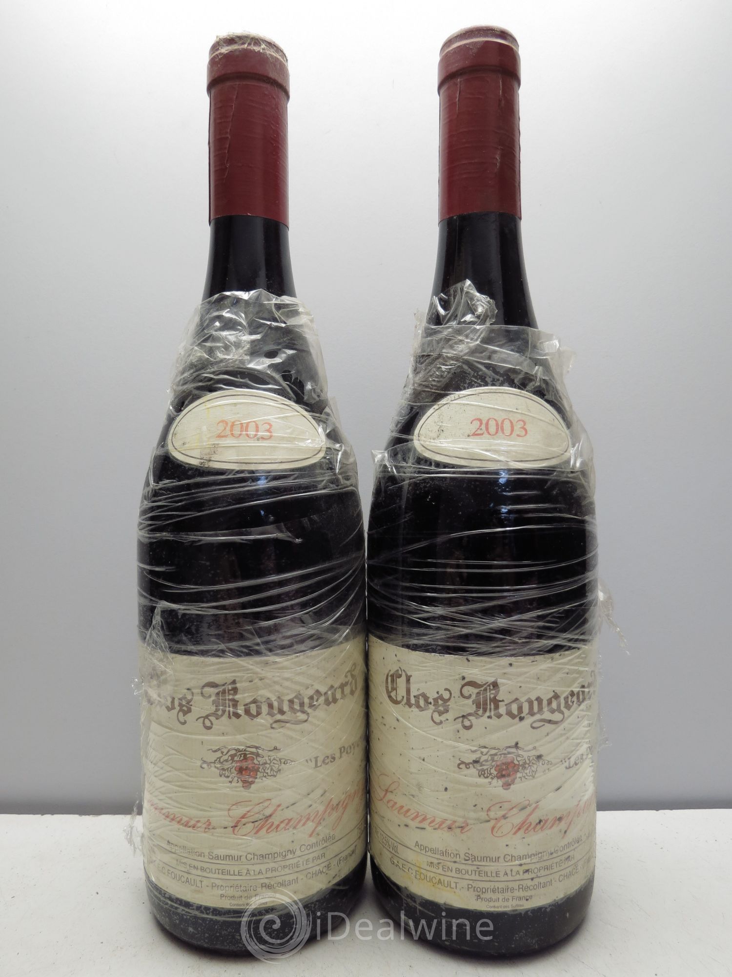 Saumur-Champigny Les Poyeux Clos Rougeard 2003 - Lot de 2 bouteilles - 0