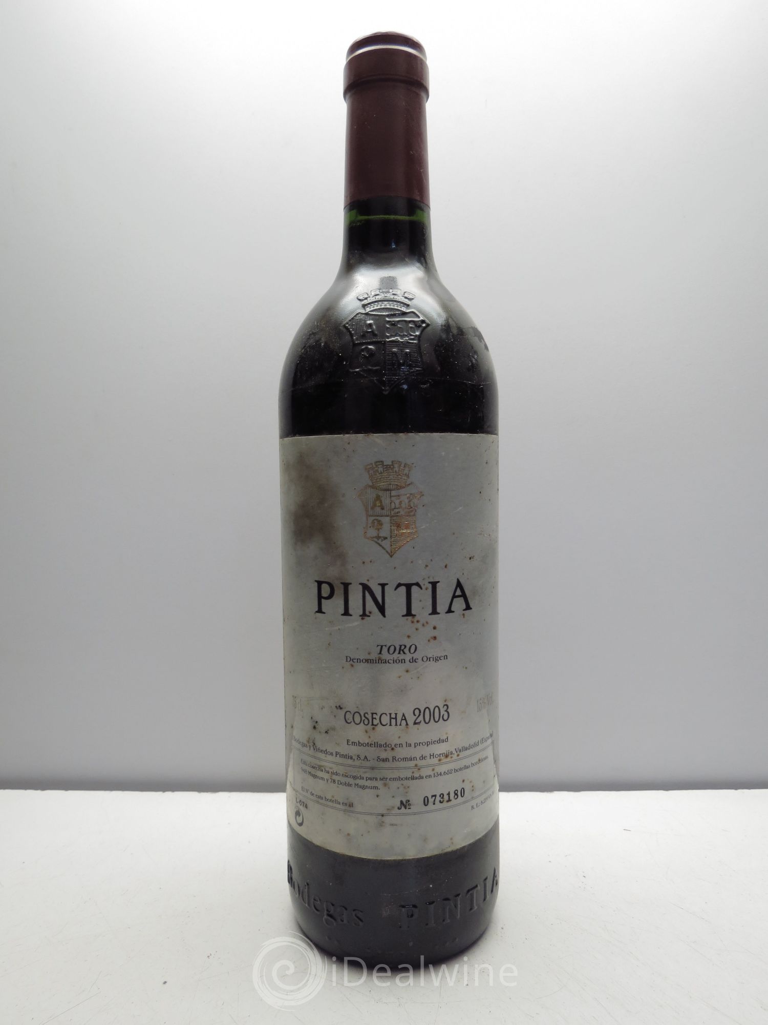 Toro DO Vega Sicilia Pintia Famille Alvarez Vega Sicilia 2003 - Posten von 1 Flasche - 0